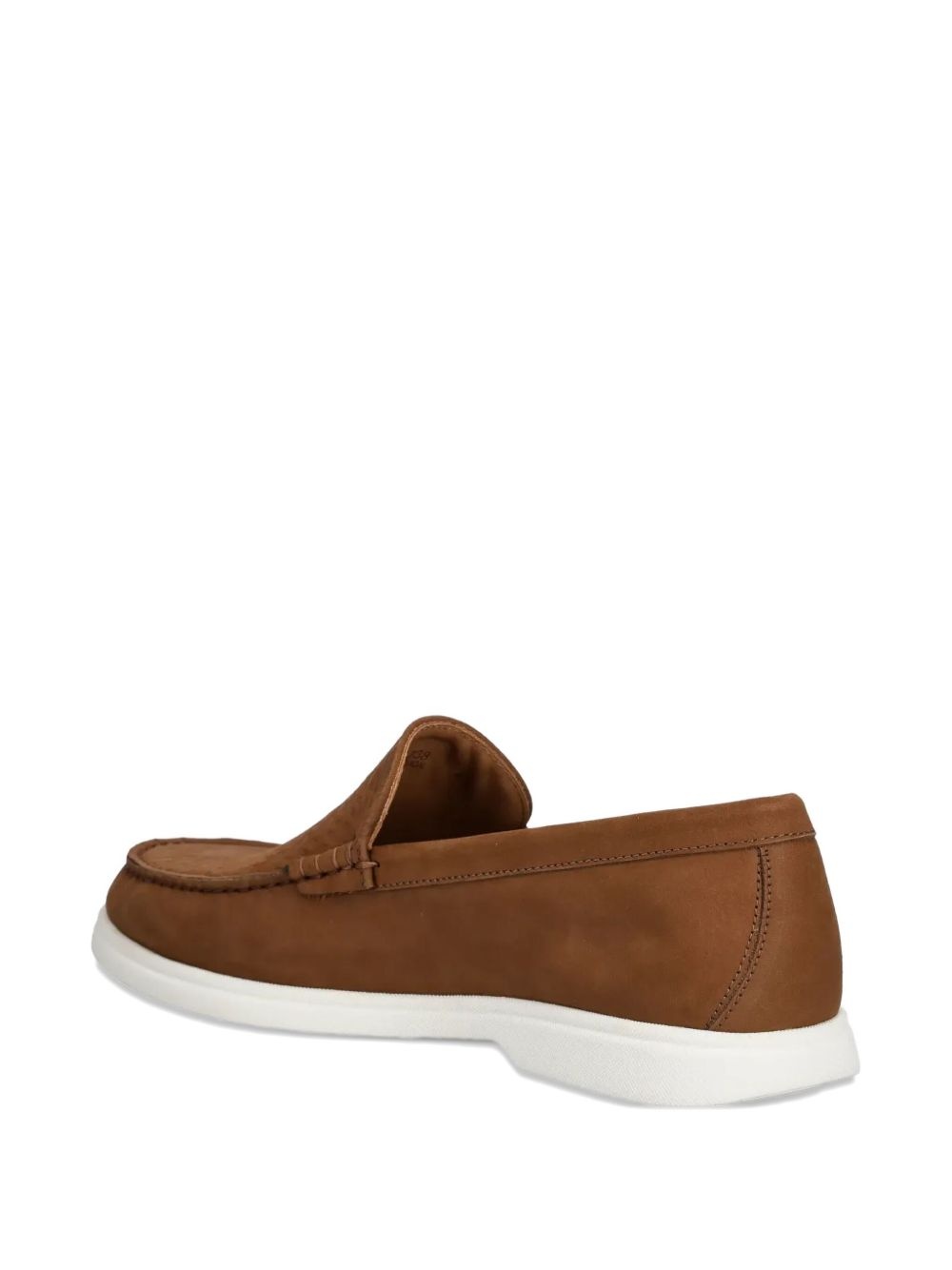 textured-leather loafers - 2
