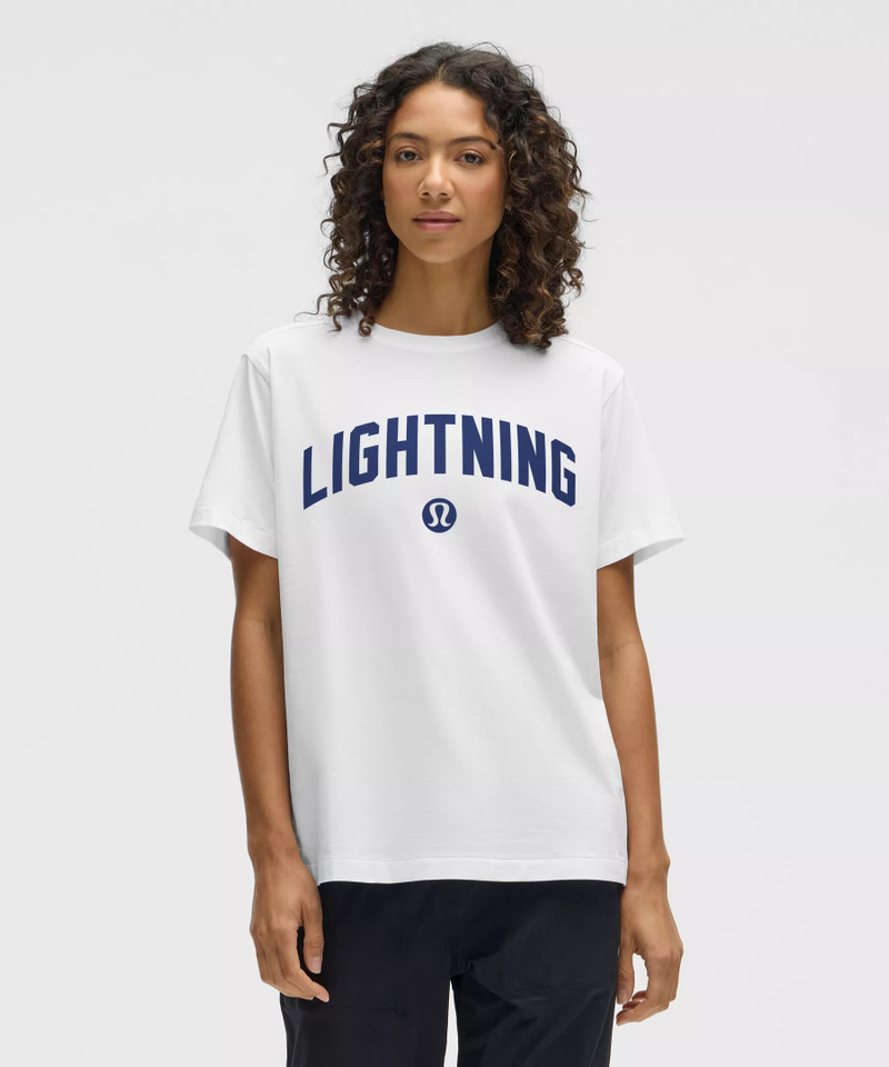 All Yours Organic Cotton Crewneck T-Shirt *Tampa Bay Lightning 1