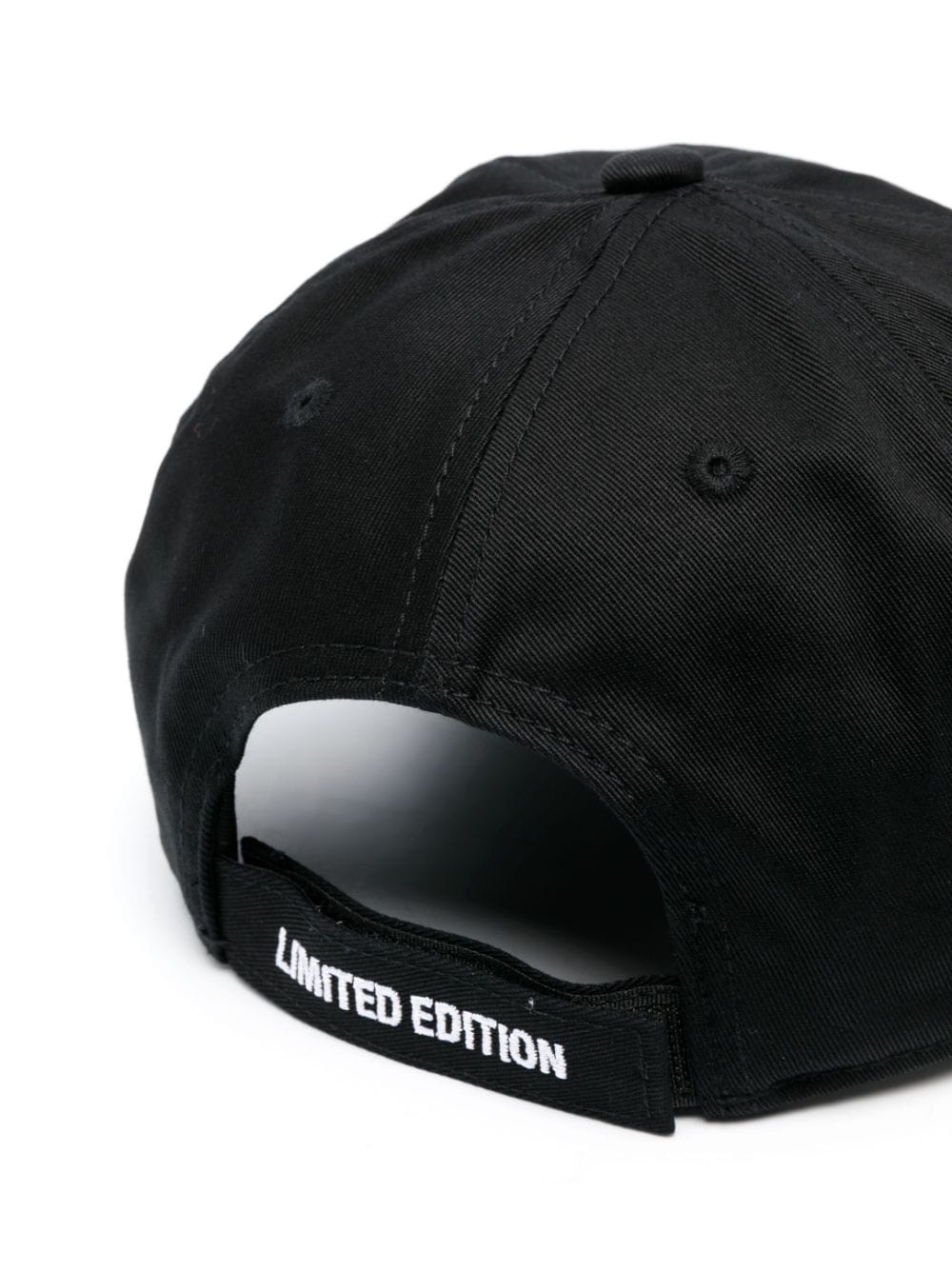 logo-embroidered curved-peak cap - 2