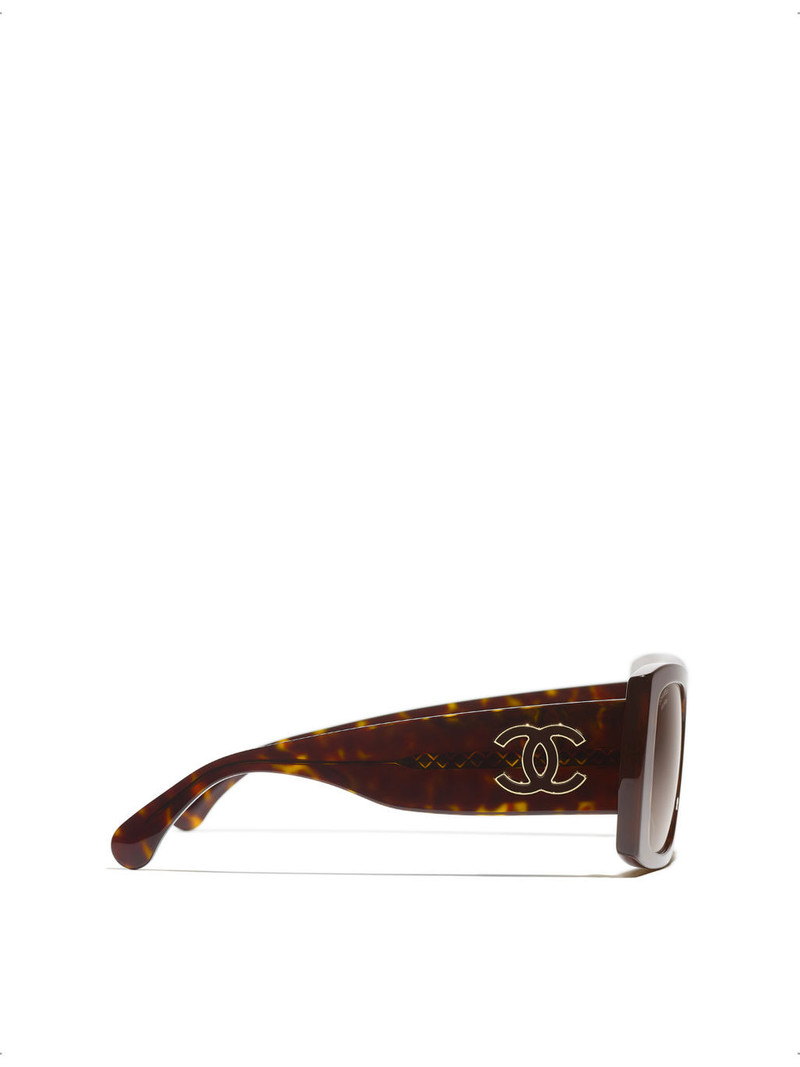 CHANEL CH5539 Square-Frame Acetate Sunglasses outlook
