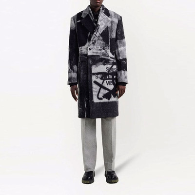 Off-White Off-White Tomek Double-Breasted Coat 'Multicolor' OMER031F21FAB0018400 outlook