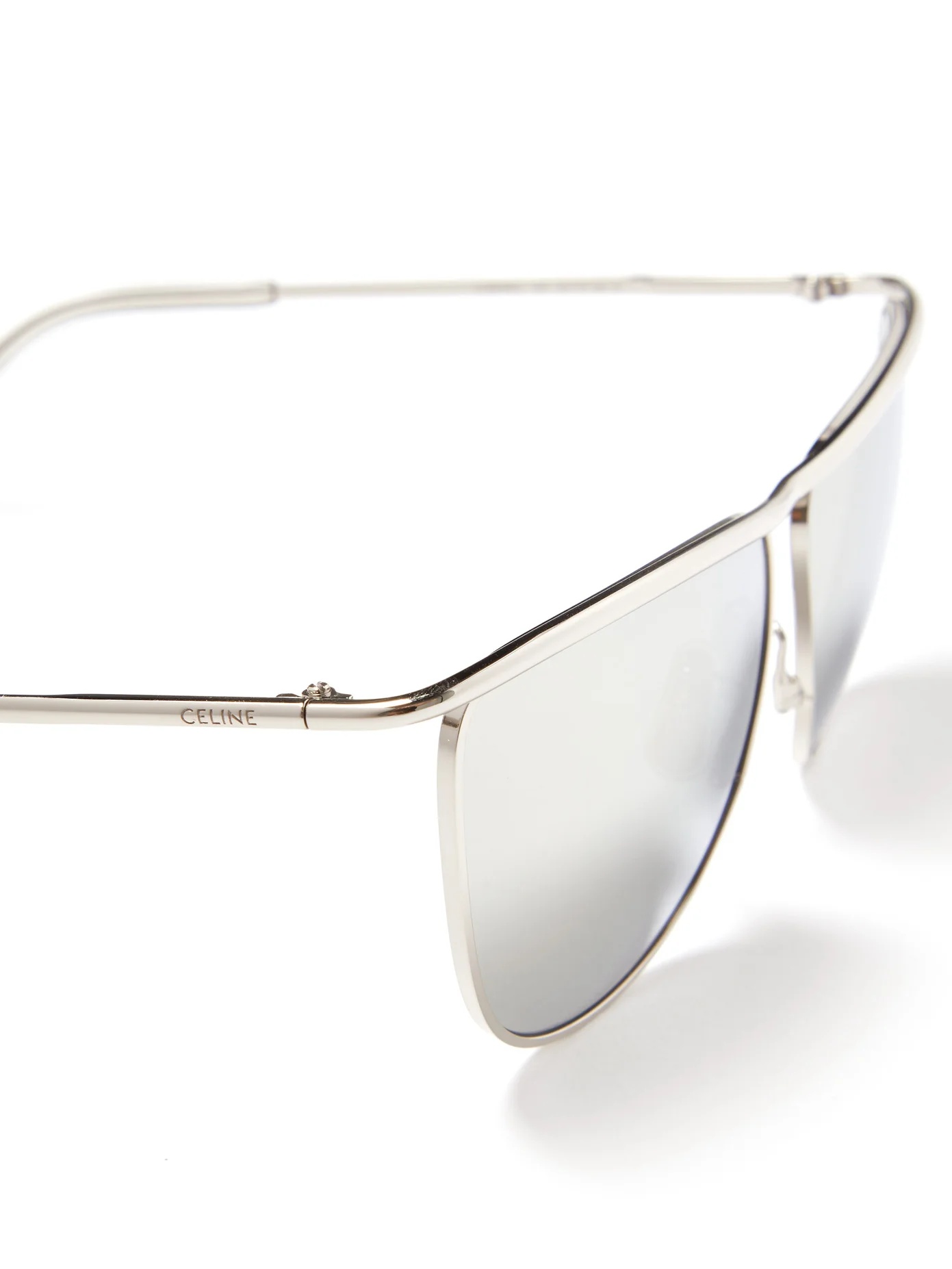 Cat-eye metal sunglasses - 6