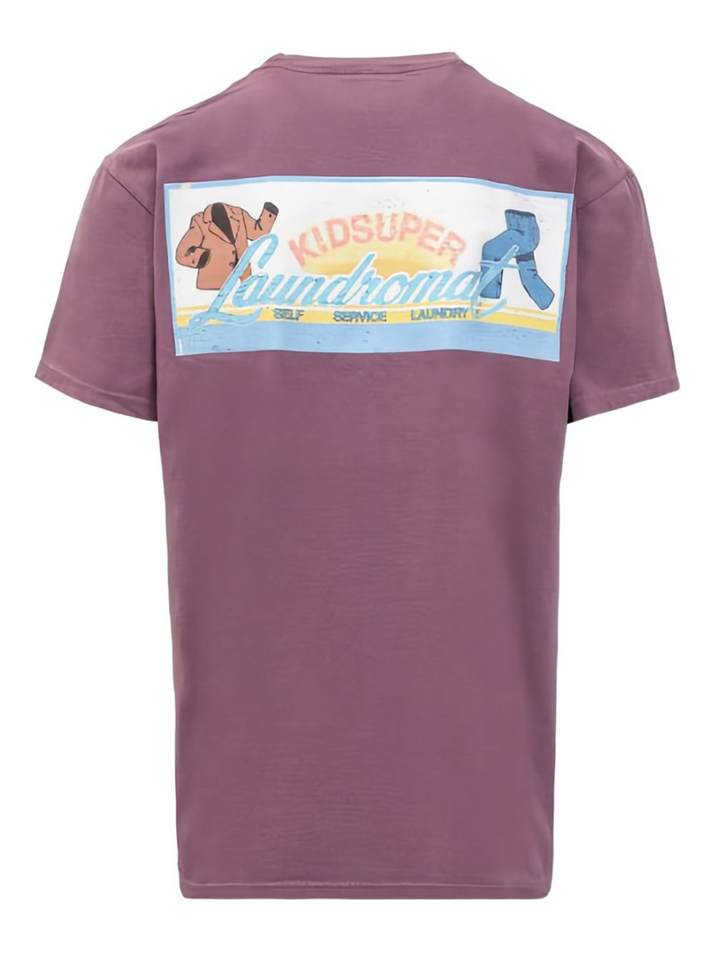 KidSuper laundromat-graphic T-shirt outlook