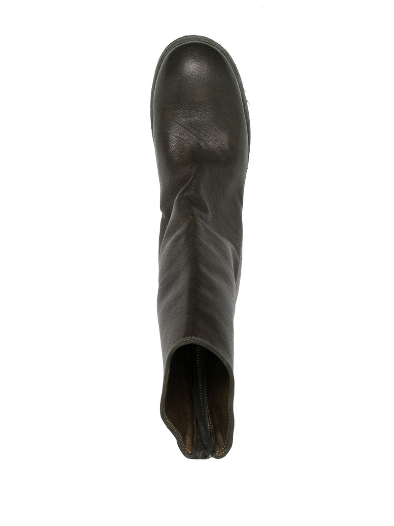 round-toe leather boots 4