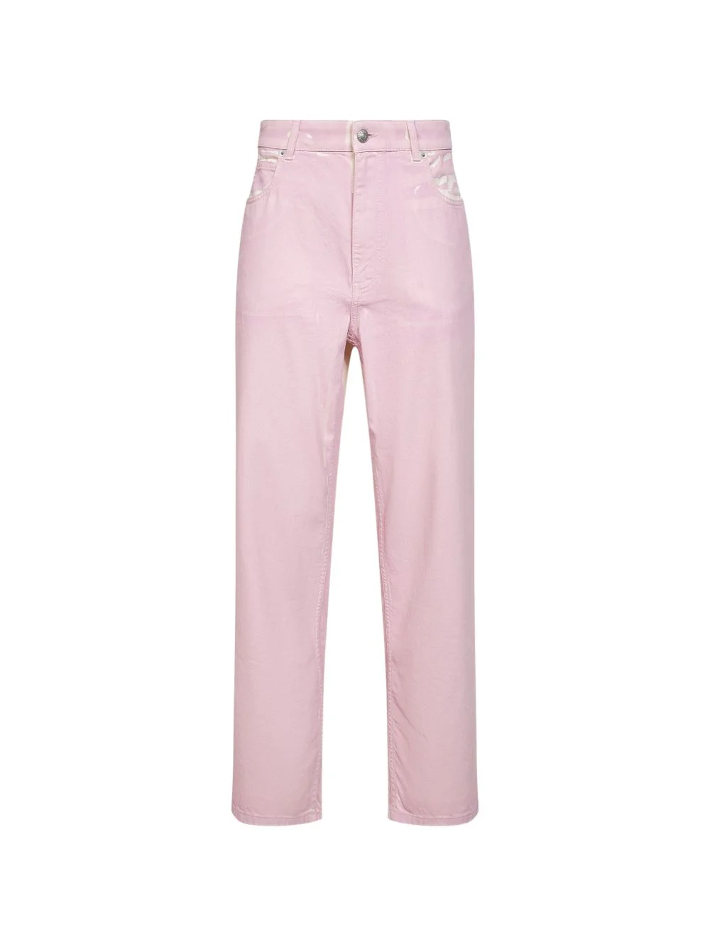pink straight jeans - 1