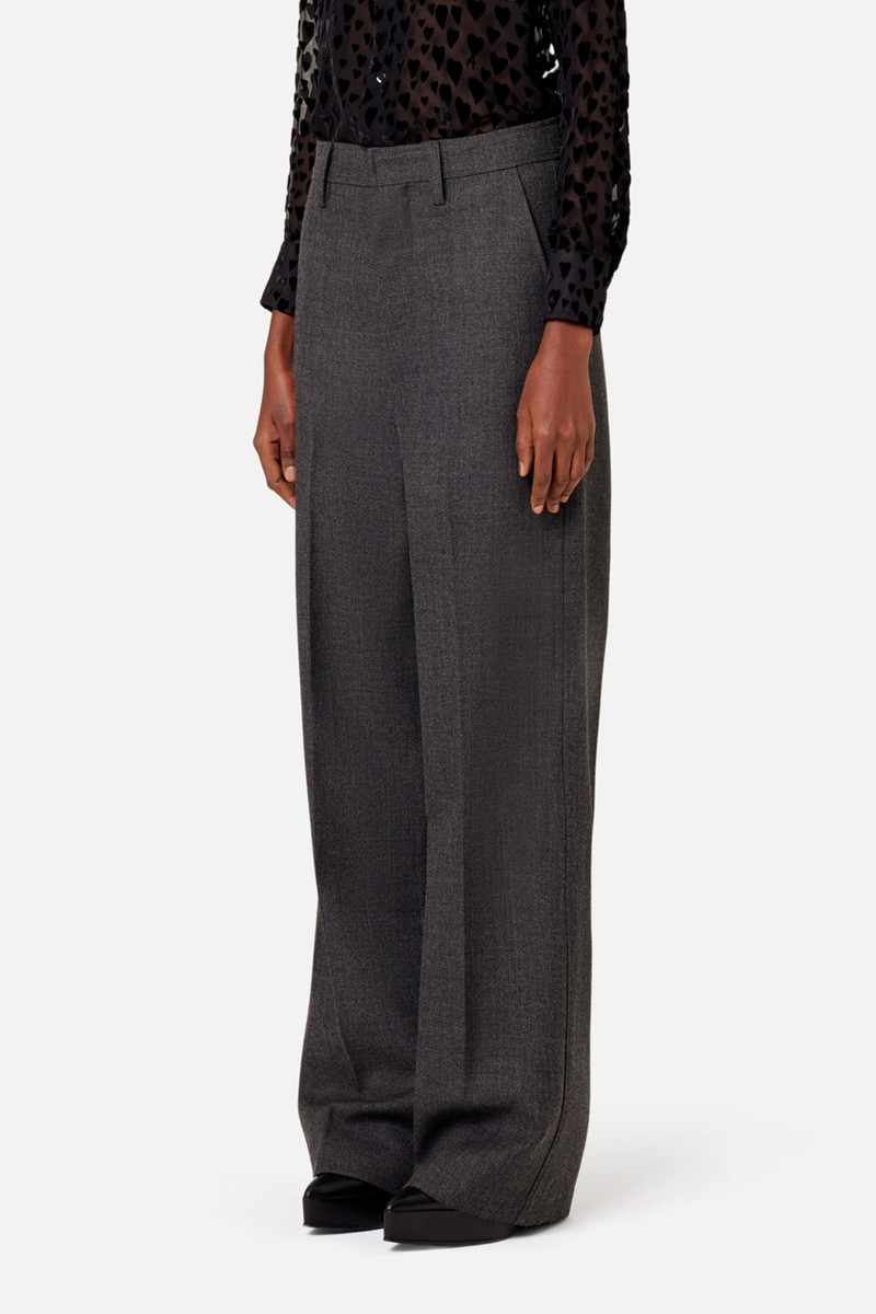 AMI Paris wide-leg tailored trousers outlook