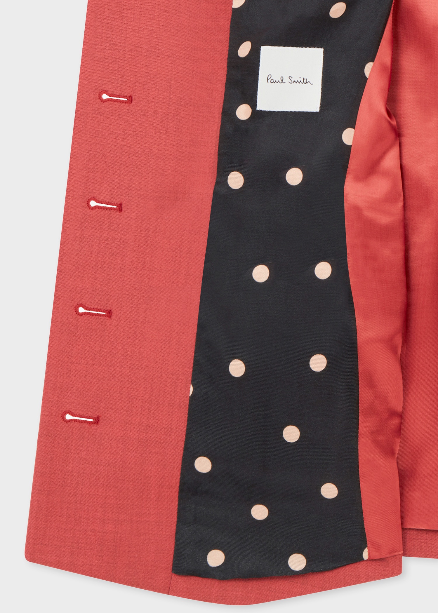 Women's Terracotta Overdyed Wool Waistcoat - 4