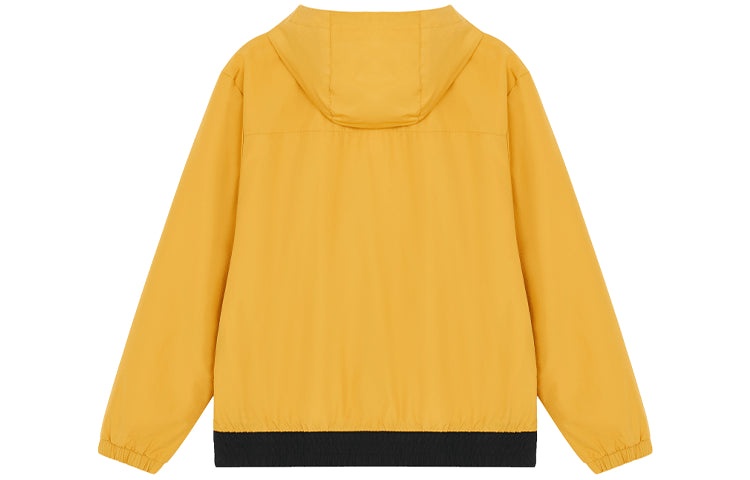 New Balance Men's New Balance Alphabet Splicing Contrasting Colors Hooded Jacket Yellow AMJ14336-MAN - 2