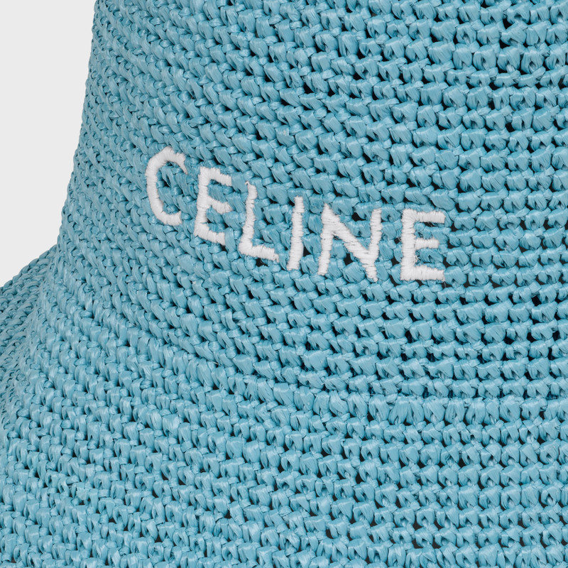 bucket hat IN raffia 3