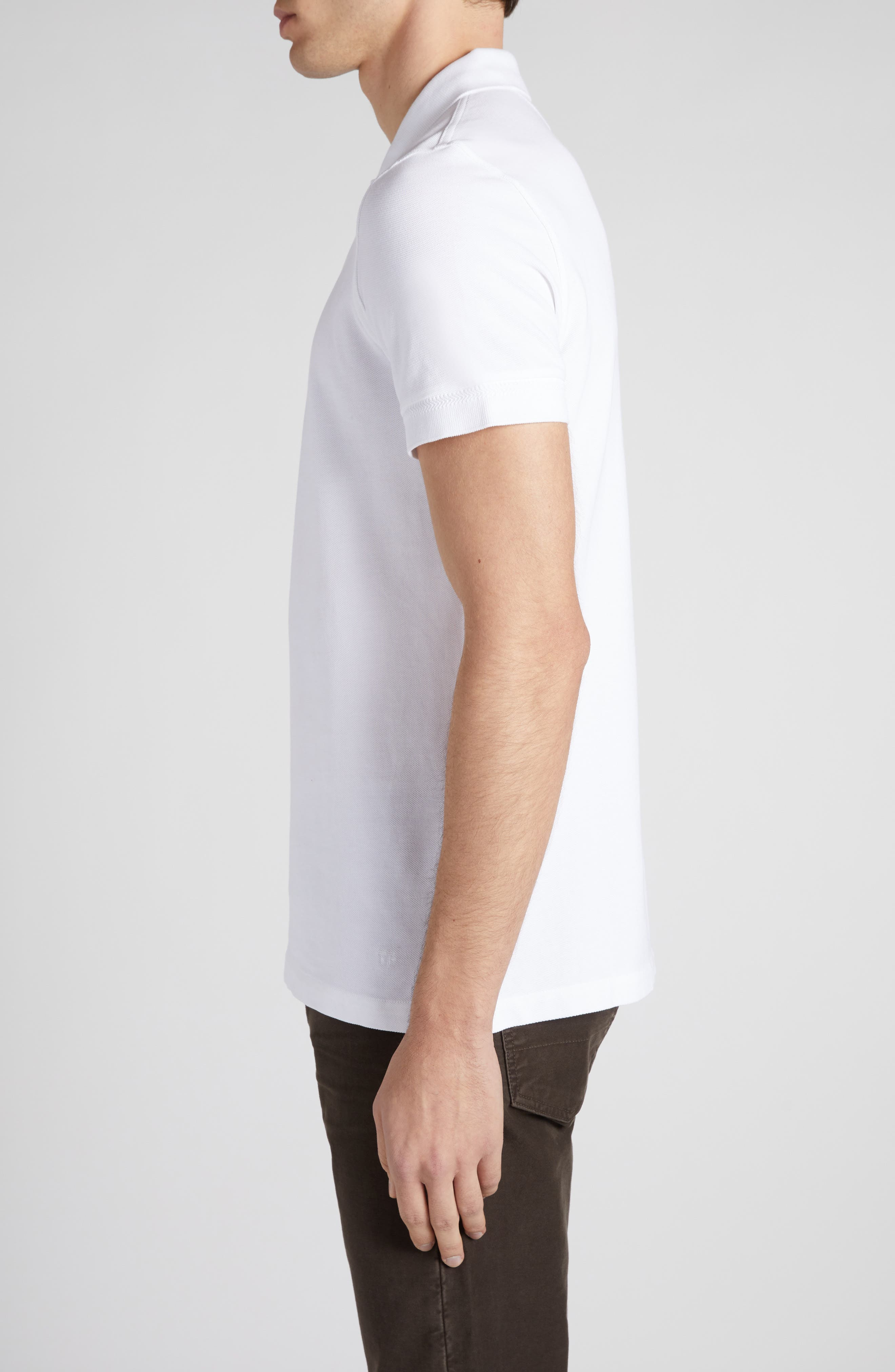 Short Sleeve Cotton Piqué Polo - 4