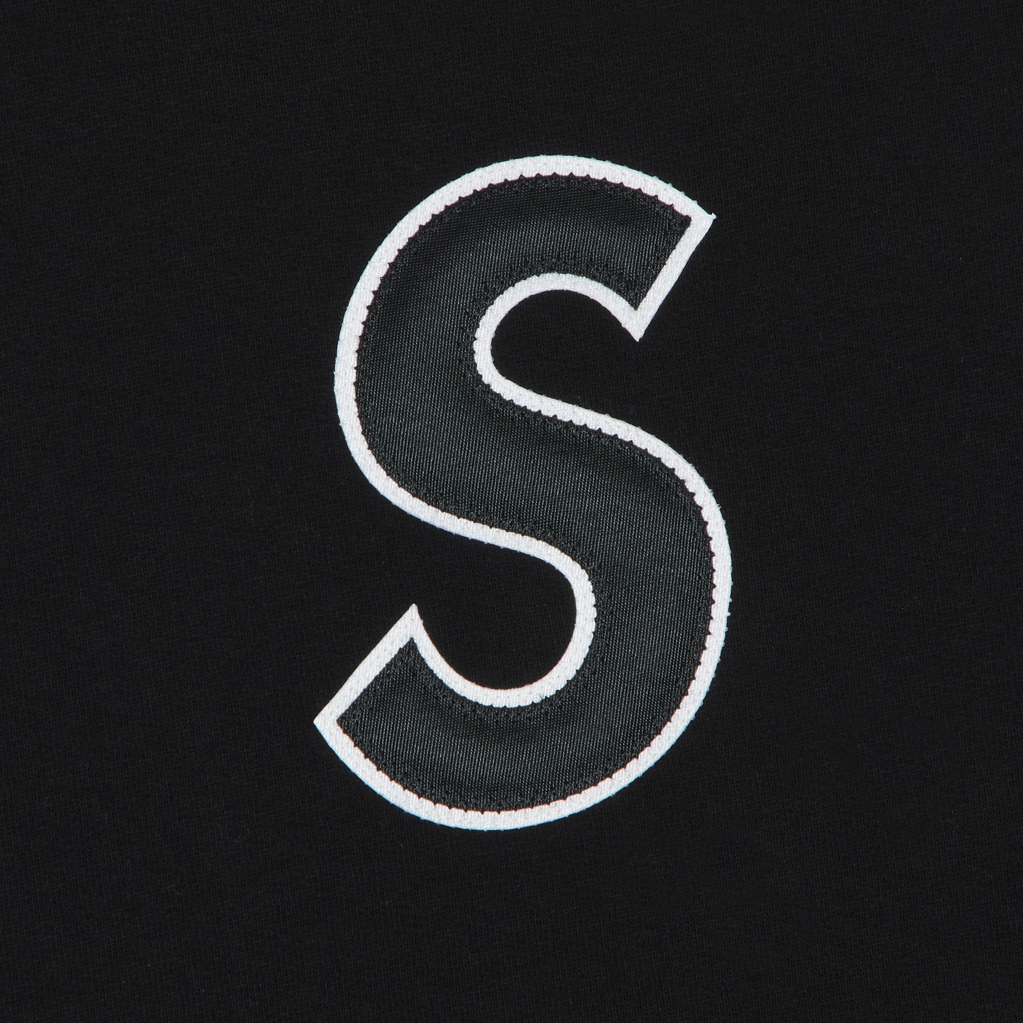 Supreme S Logo Hooded Sweatshirt 'Black' - 2