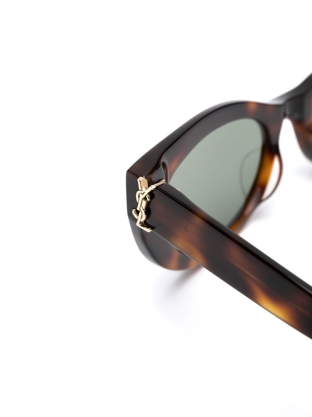 tortoiseshell logo-plaque sunglasses - 3