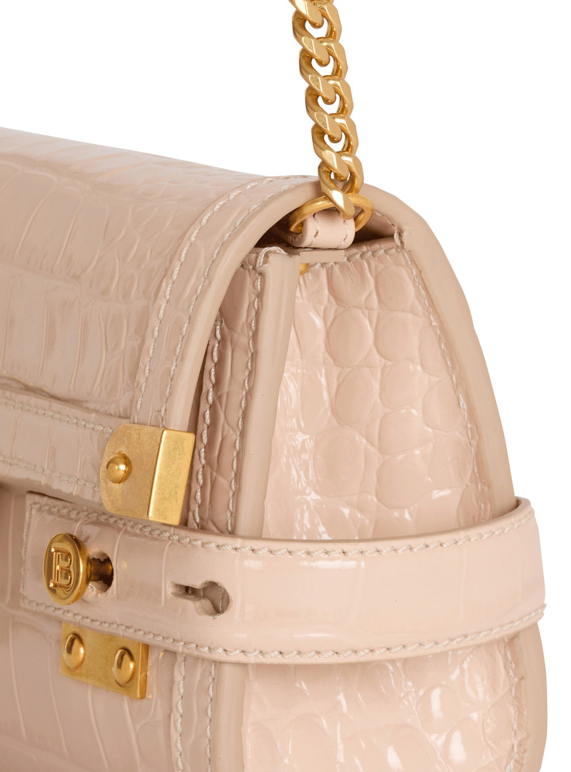 B-Buzz Pouch 23 in crocodile-embossed calfskin 5