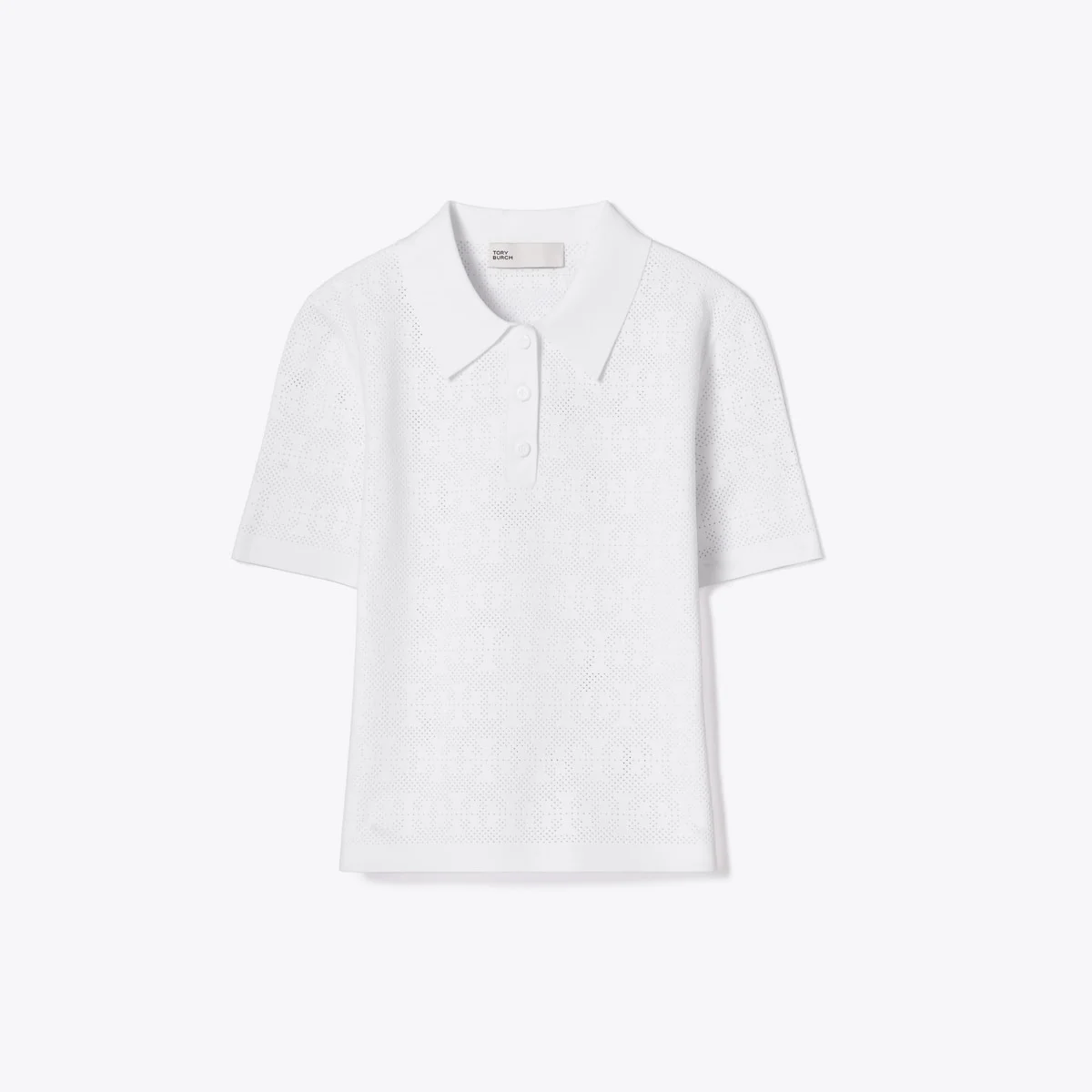 Pointelle Viscose Polo - 1