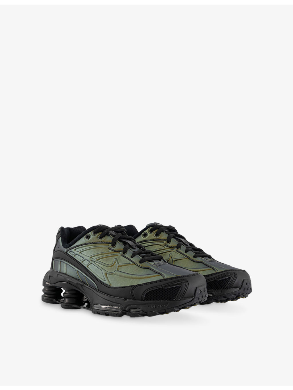 Shox Ride 2 Mesh and Leather Low-Top Trainers - 3