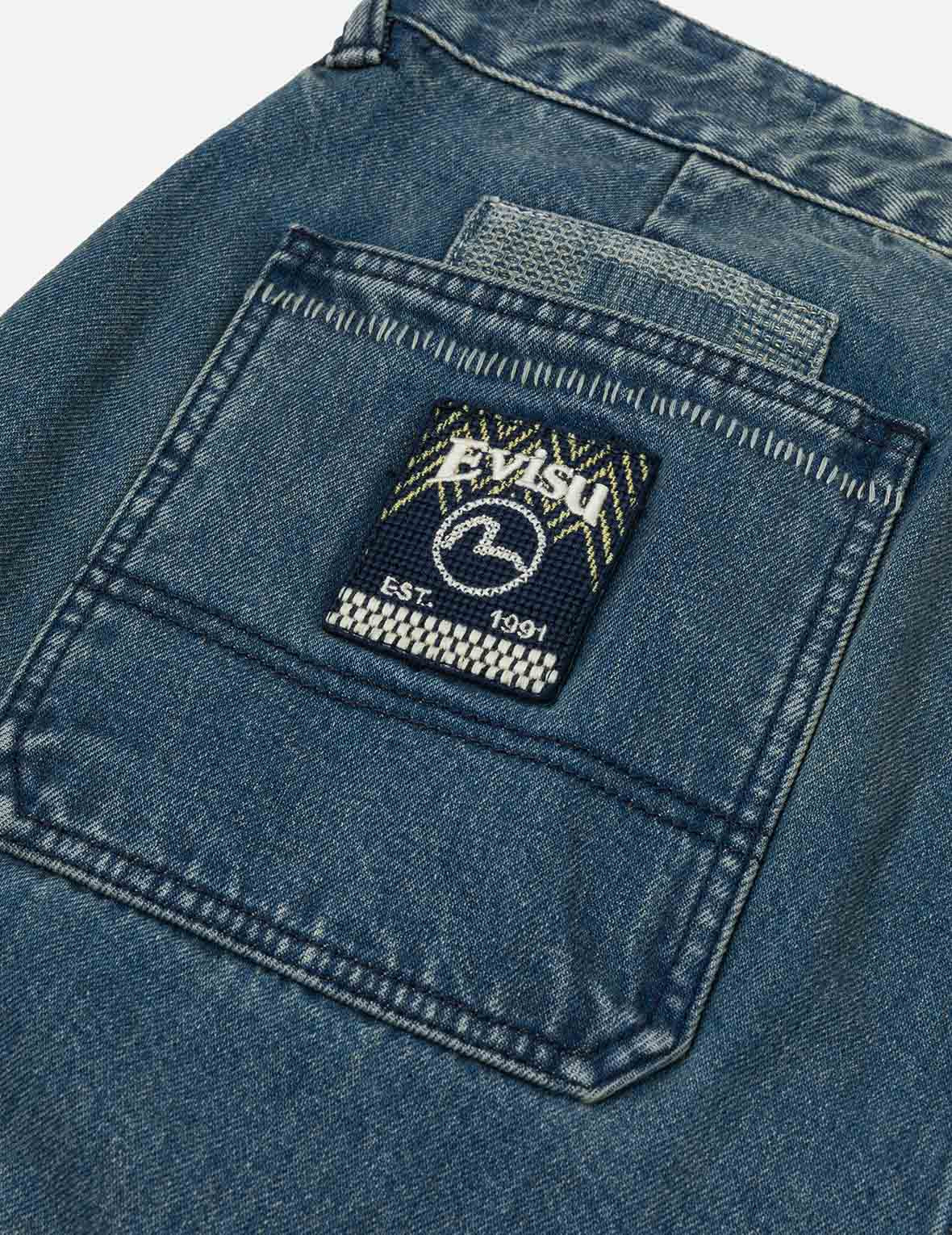 Shshiko Seagull Balloon Fit Cargo Jeans - 8