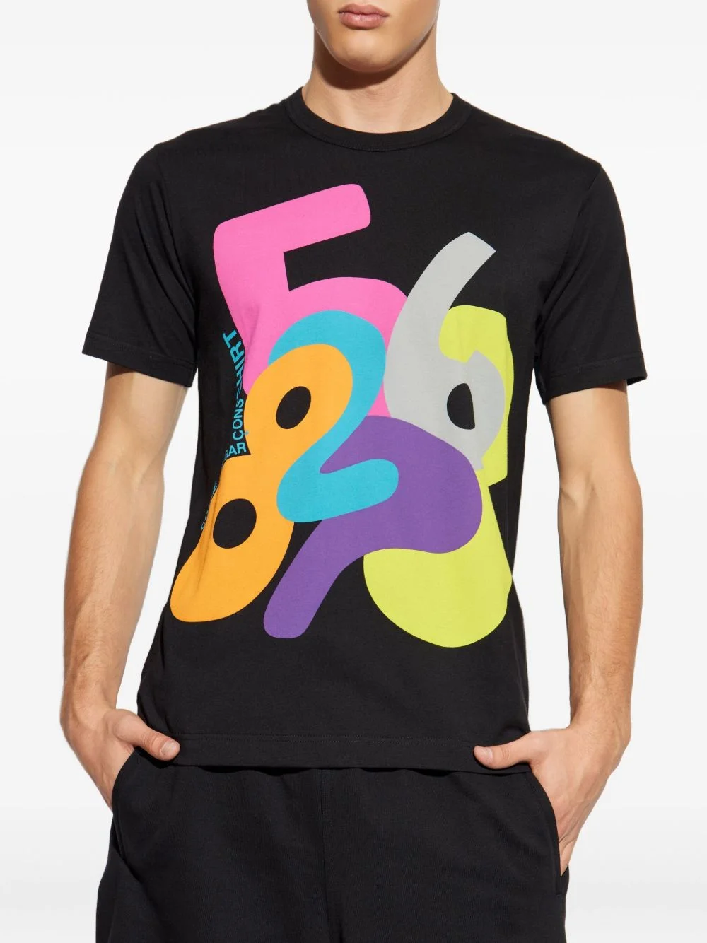 Comme des Garçons SHIRT abstract-print t-shirt | REVERSIBLE