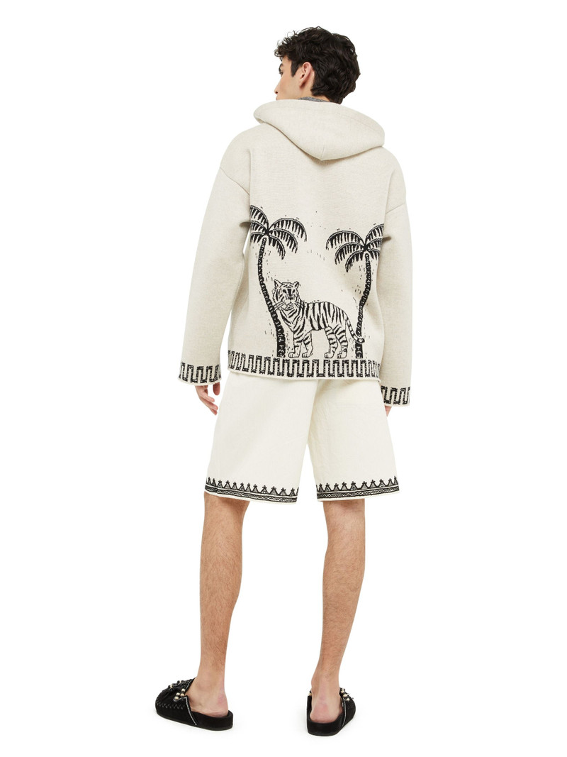 Wood Block Ibrid Jacquard Hoodie 3