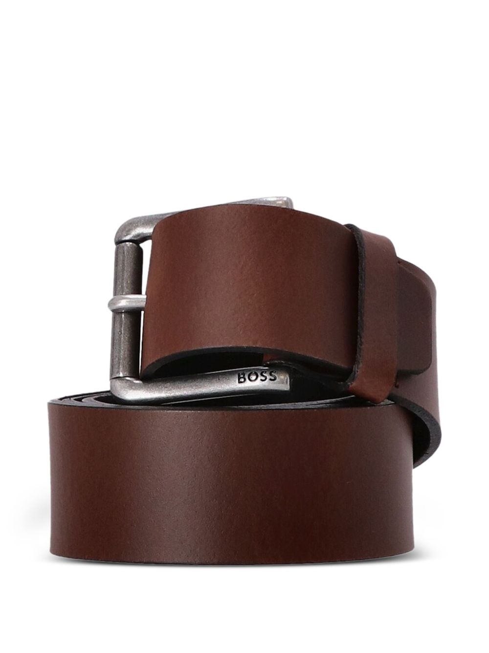 leather buckle belt - 2