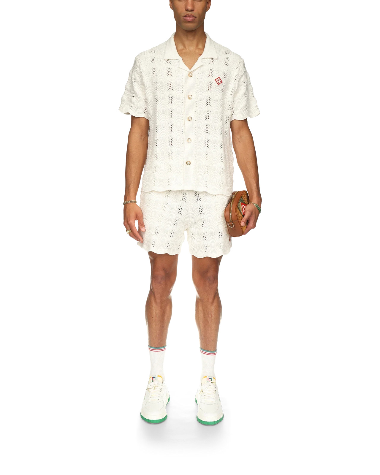 Wavy Crochet Shirt | Casablanca Paris - 2