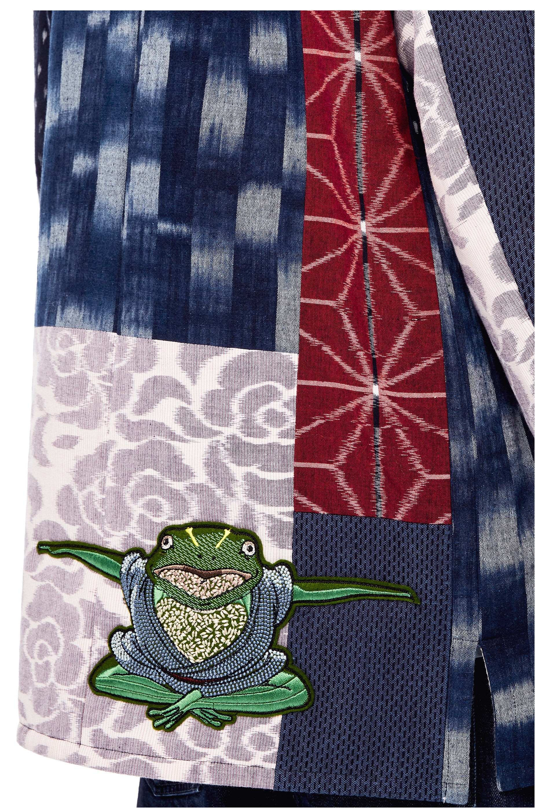 Boro patchwork overshirt in cotton - 5