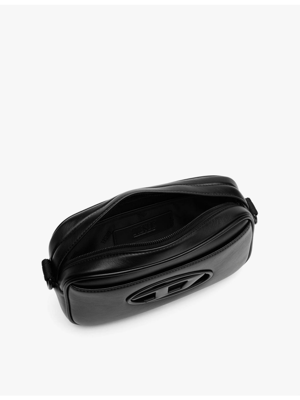 Holi D logo-embossed faux-leather shoulder bag - 5