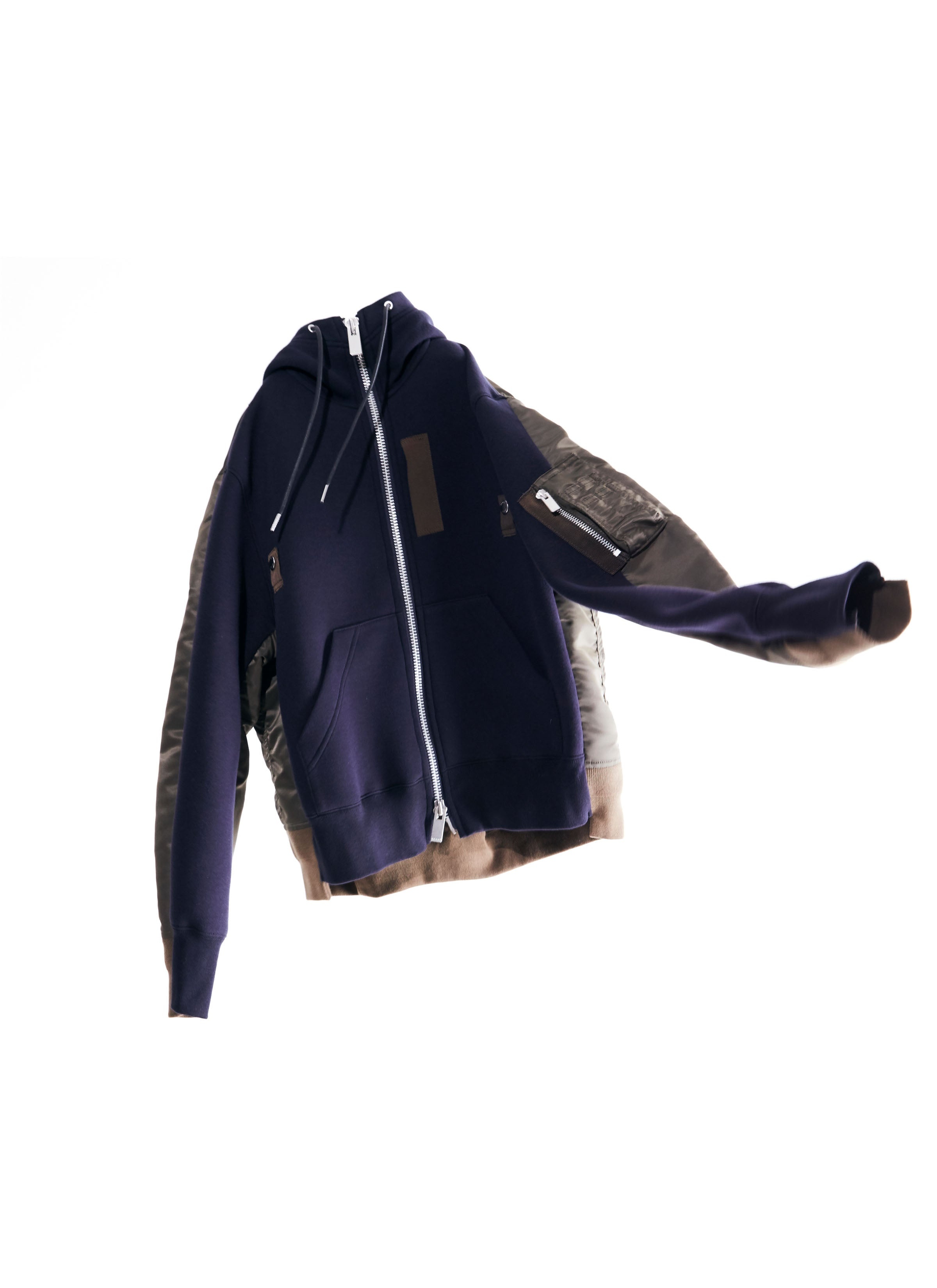 Sponge x Nylon Twill Hoodie - 2