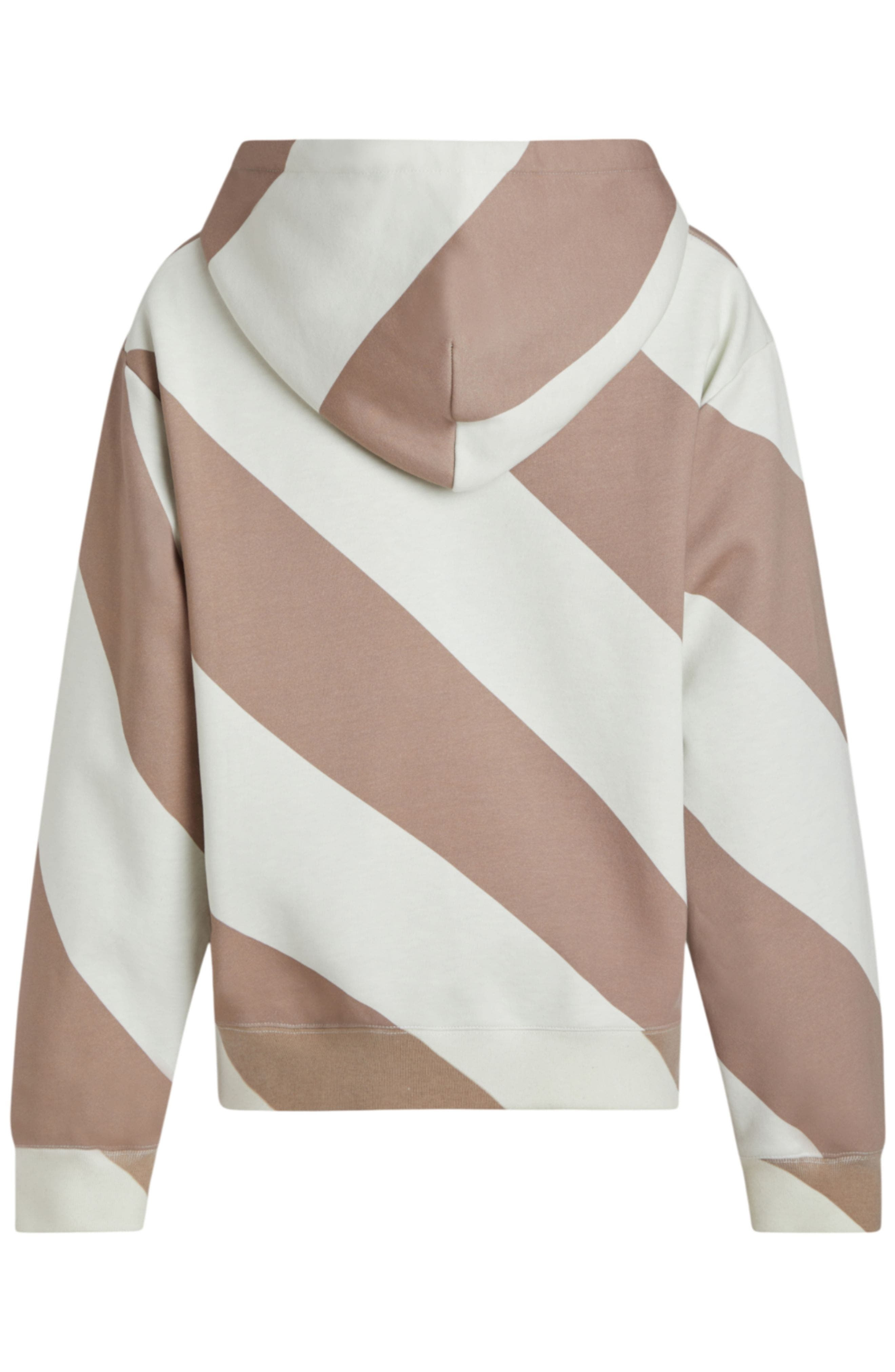 Cynthia Rowley Drew Striped Hoodie in Camel White at Nordstrom - 2