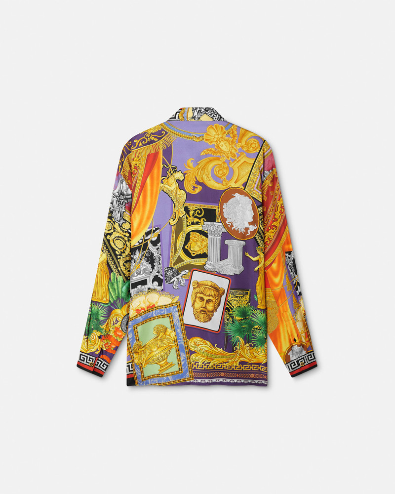 Printed Silk Twill Regular Shirt 3