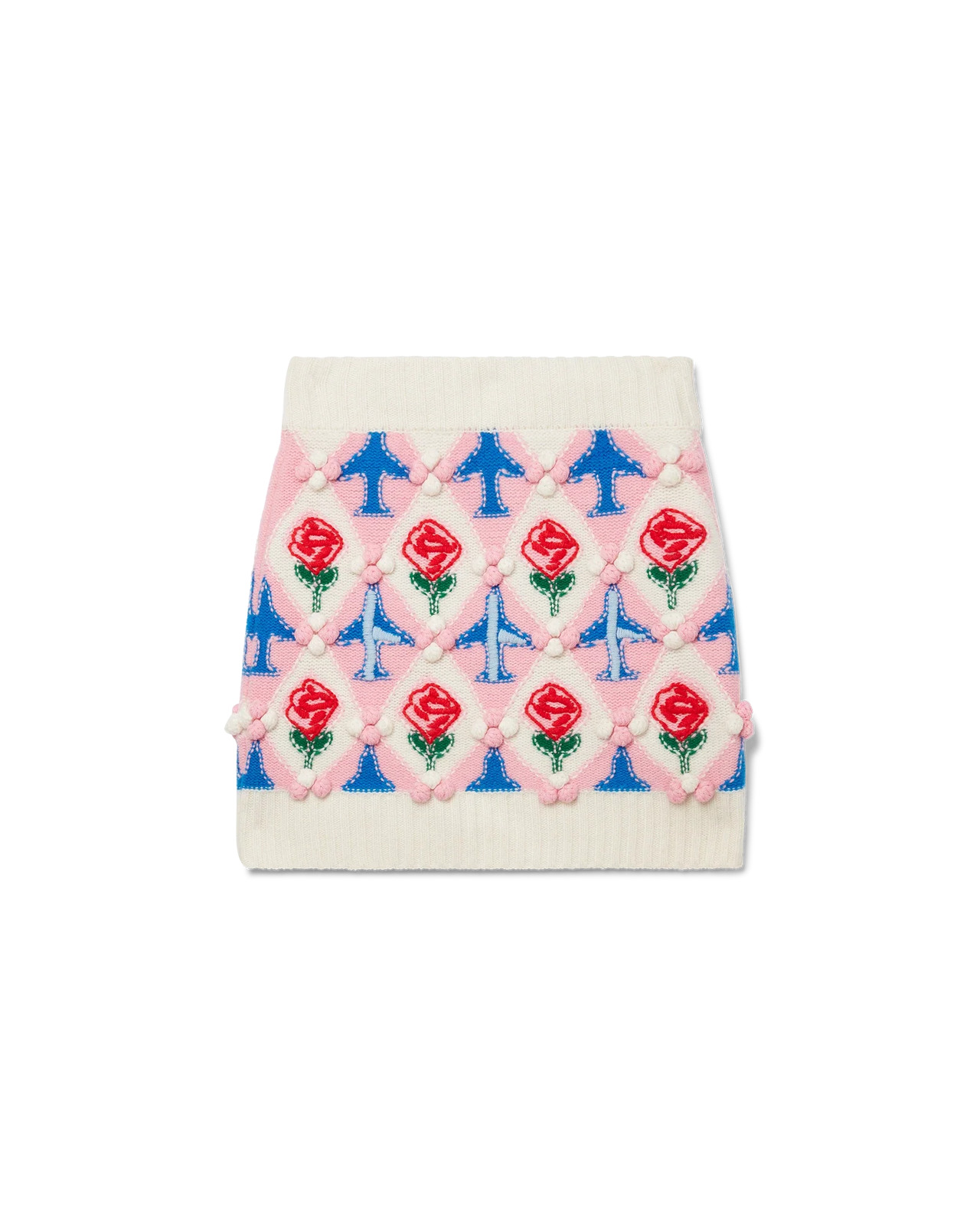 Argyle Mini Skirt - 4