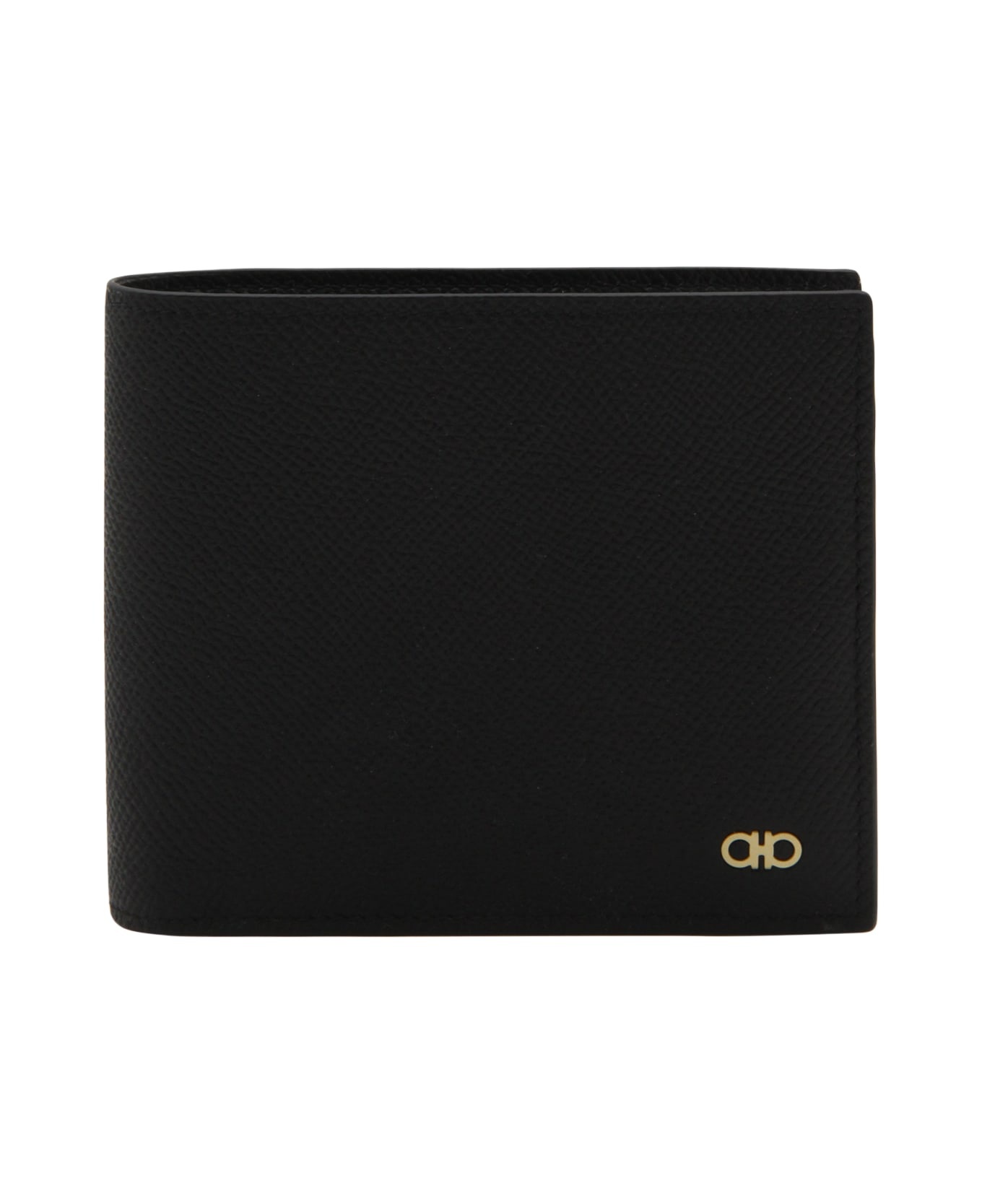 Black Leather Wallet - 1