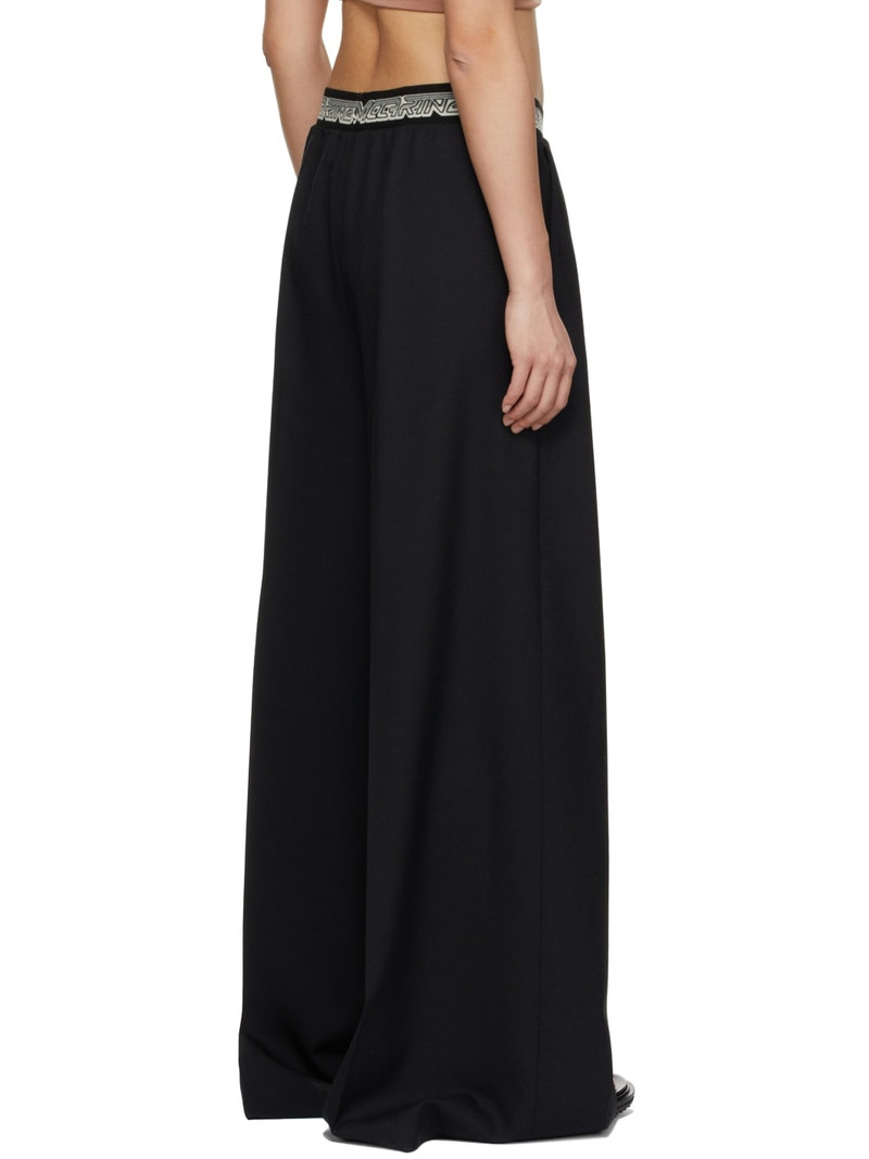Black Logo Tape Trousers 3