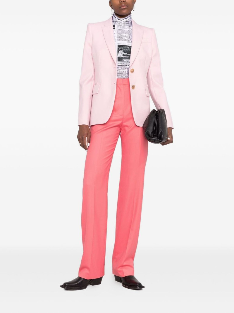 Alexander McQueen high-waisted tailored wool trousers outlook