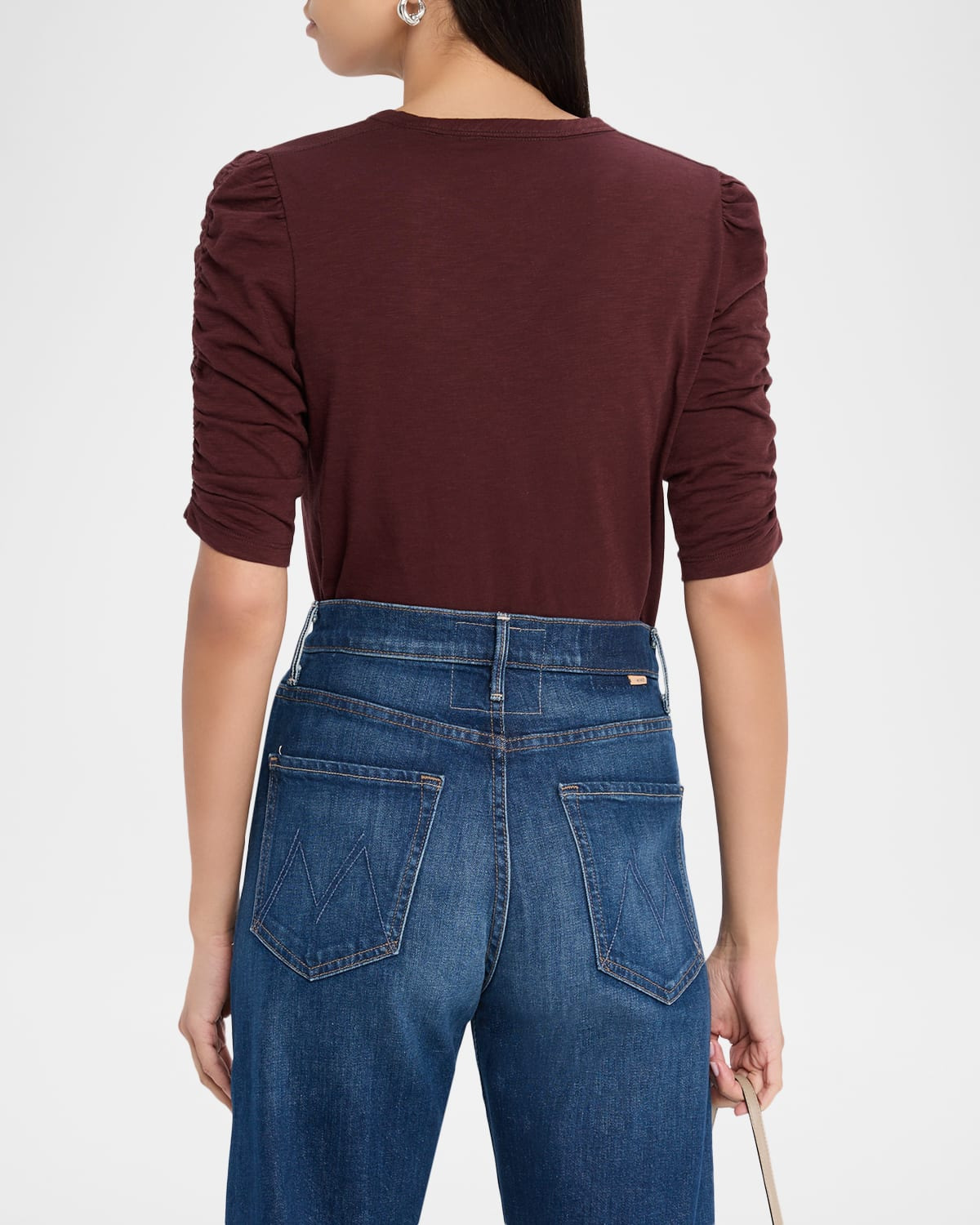 Waldorf Ruched-Sleeve Tee - 3