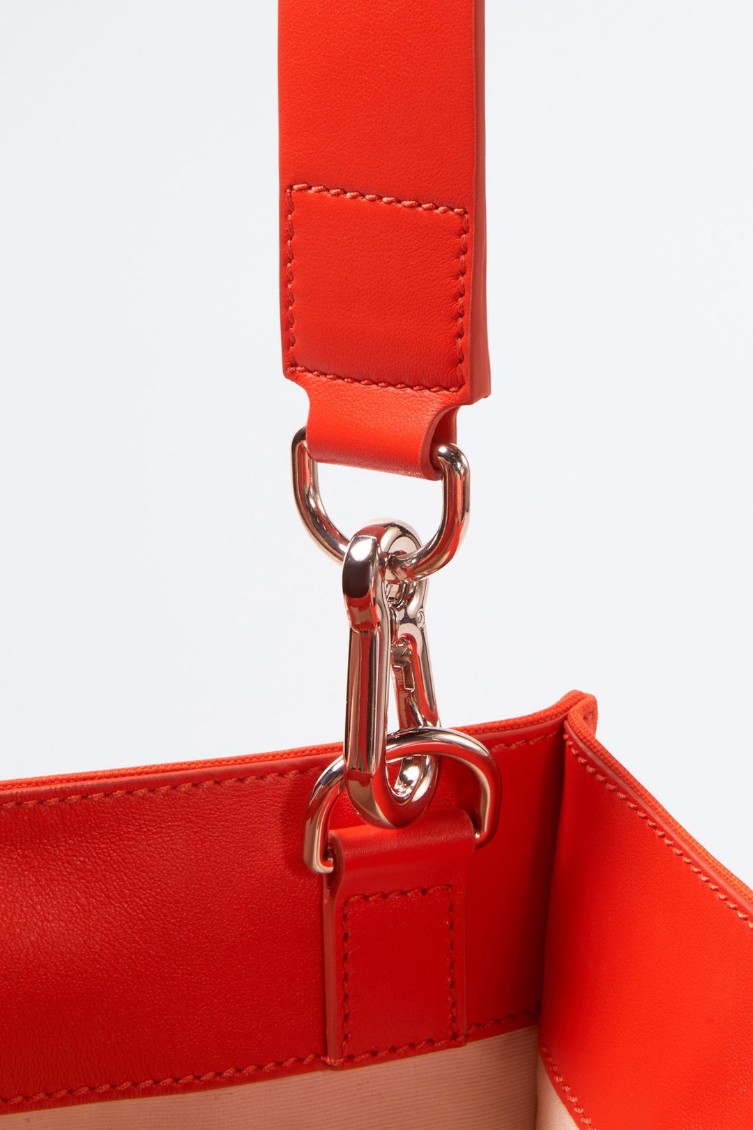 RED MINI PARALLELEPIPEDO BAG - 5