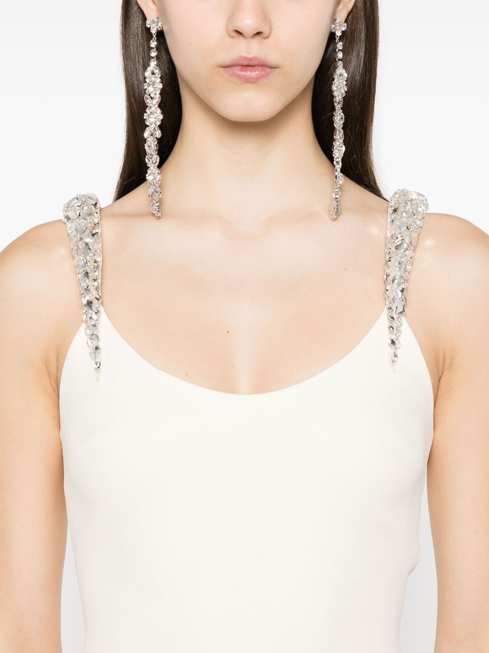 crystal-embellished gown - 5