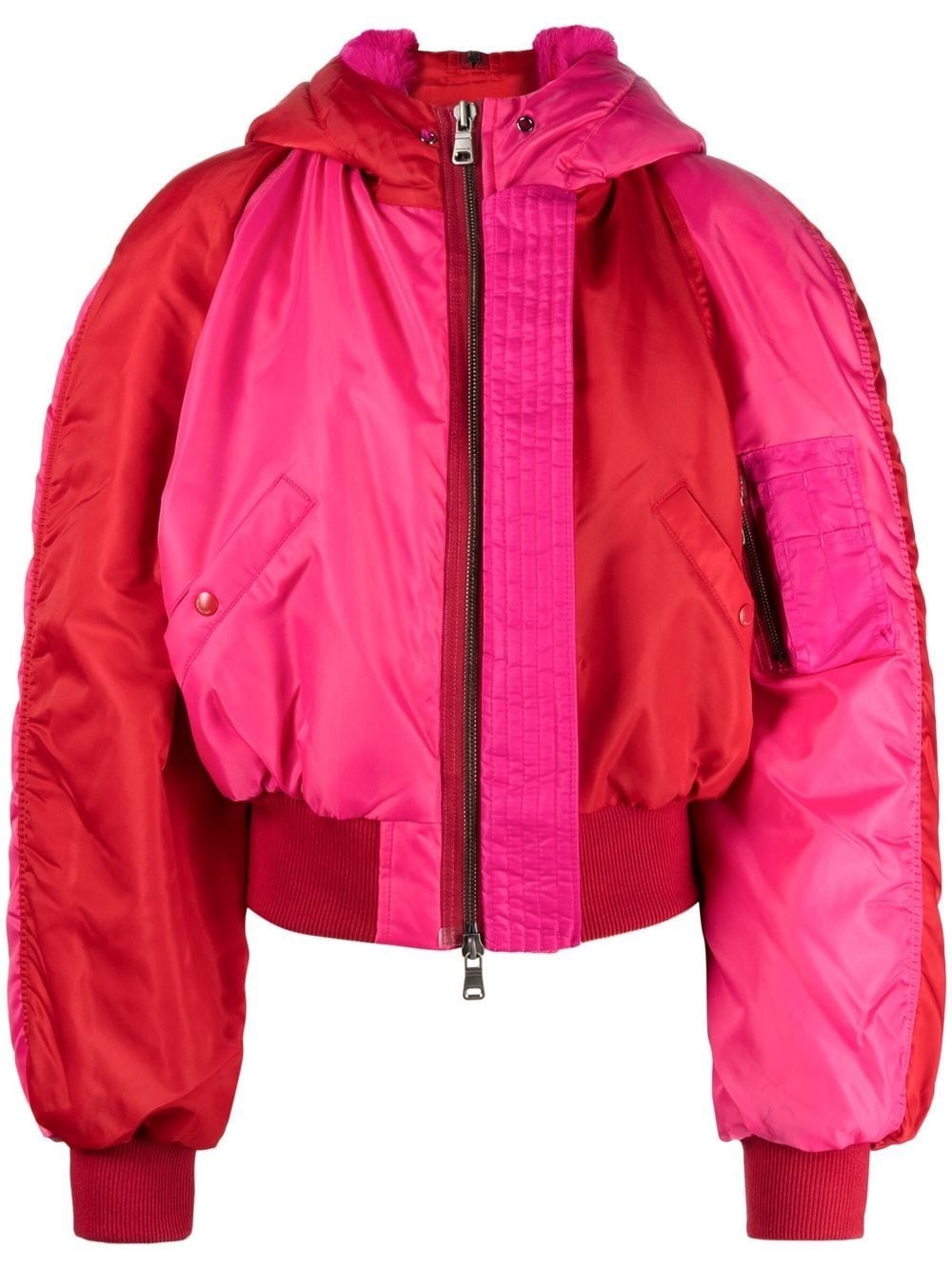 Kamila colour-block bomber jacket - 1