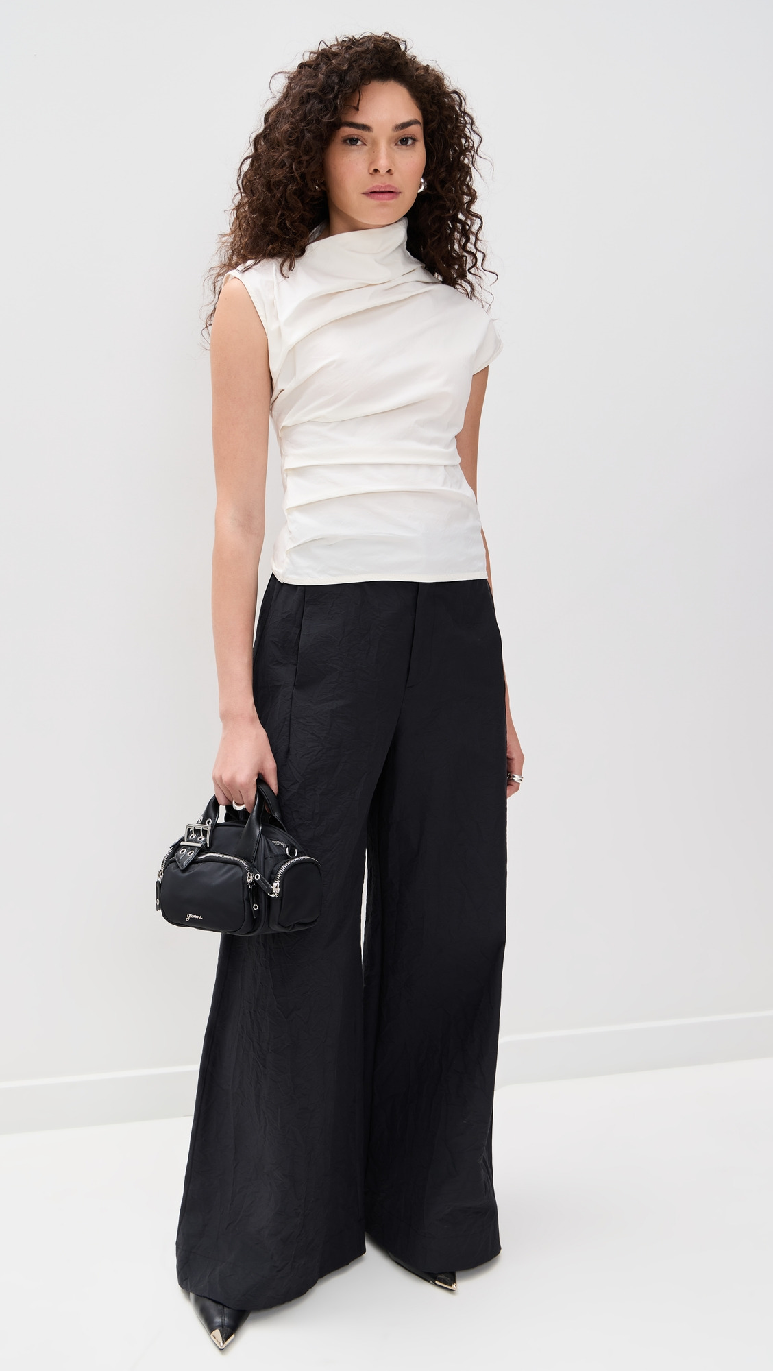 Stretch Cotton Ruched Top - 4