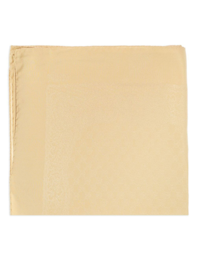 monogram-jacquard scarf 1