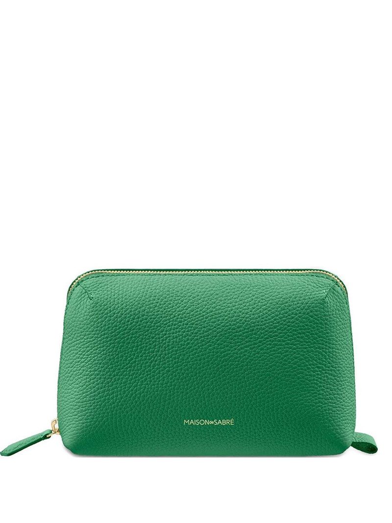 pebbled leather tech pouch 1
