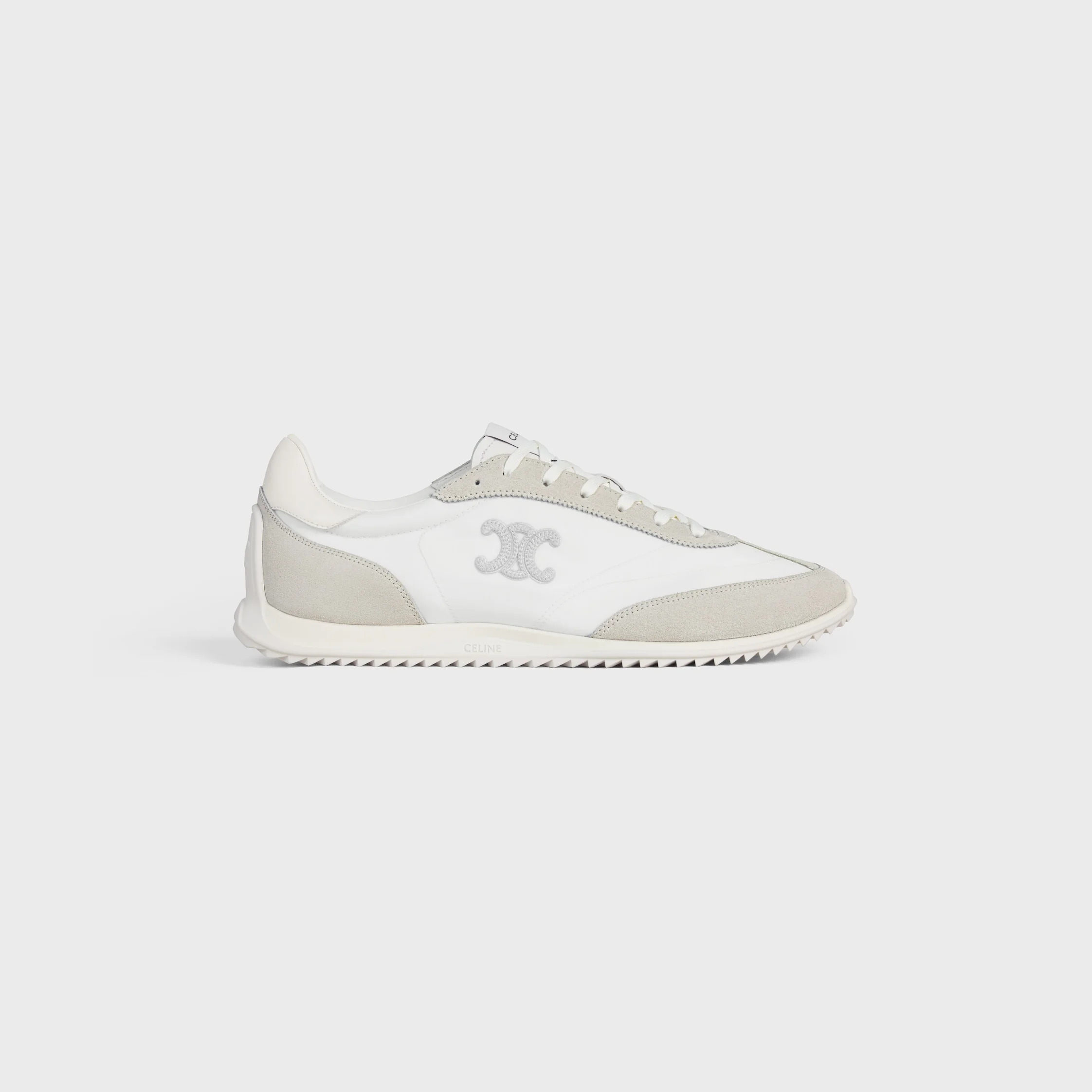 RACER SNEAKER IN NYLON, SUEDE CALFSKIN AND CALFSKIN - 1