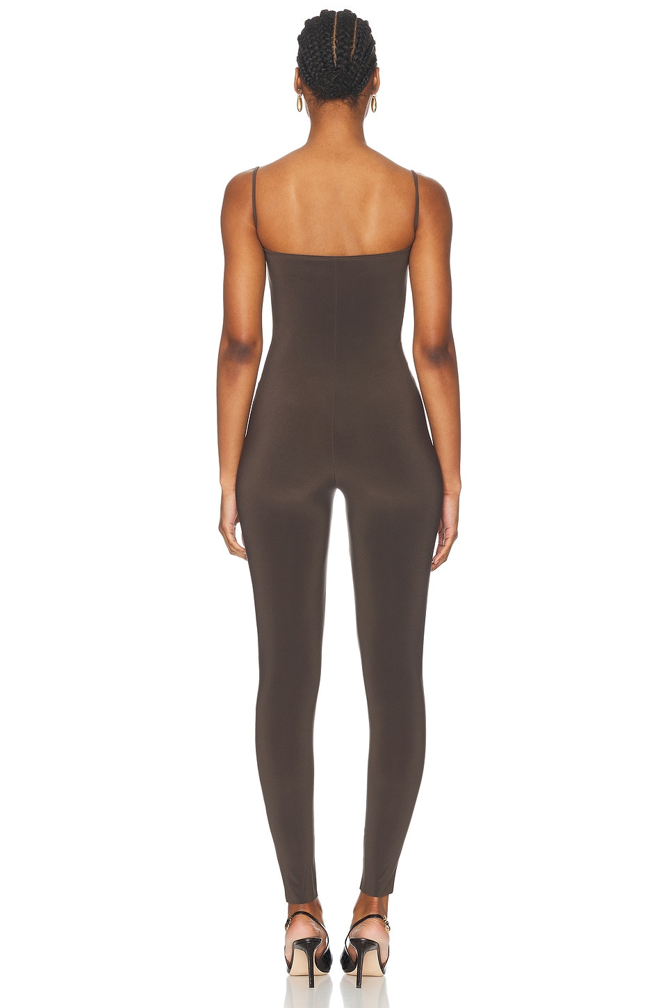 Strapless Shirred Front Catsuit - 3