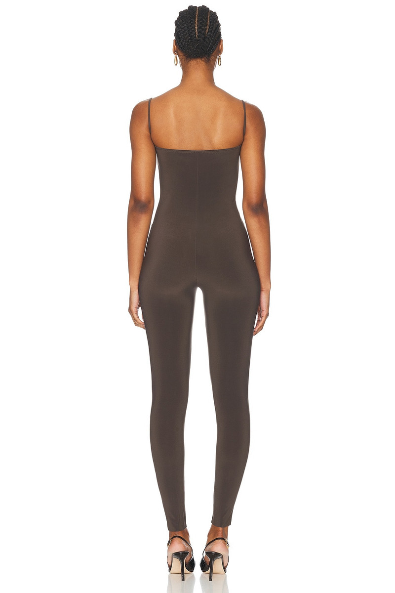 NORMA KAMALI Strapless Shirred Front Catsuit outlook