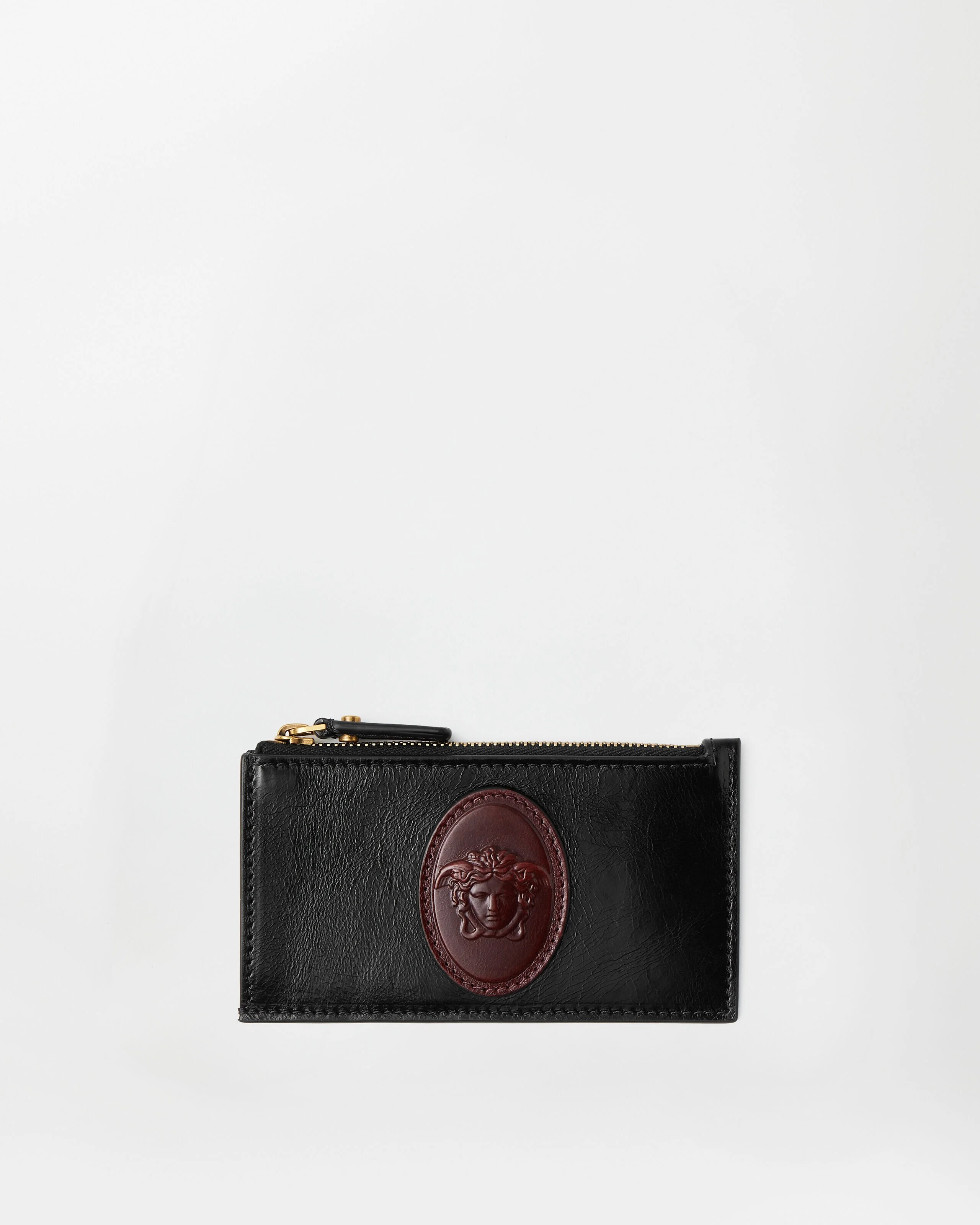 Roomy Leather Zip Card Holder - 1