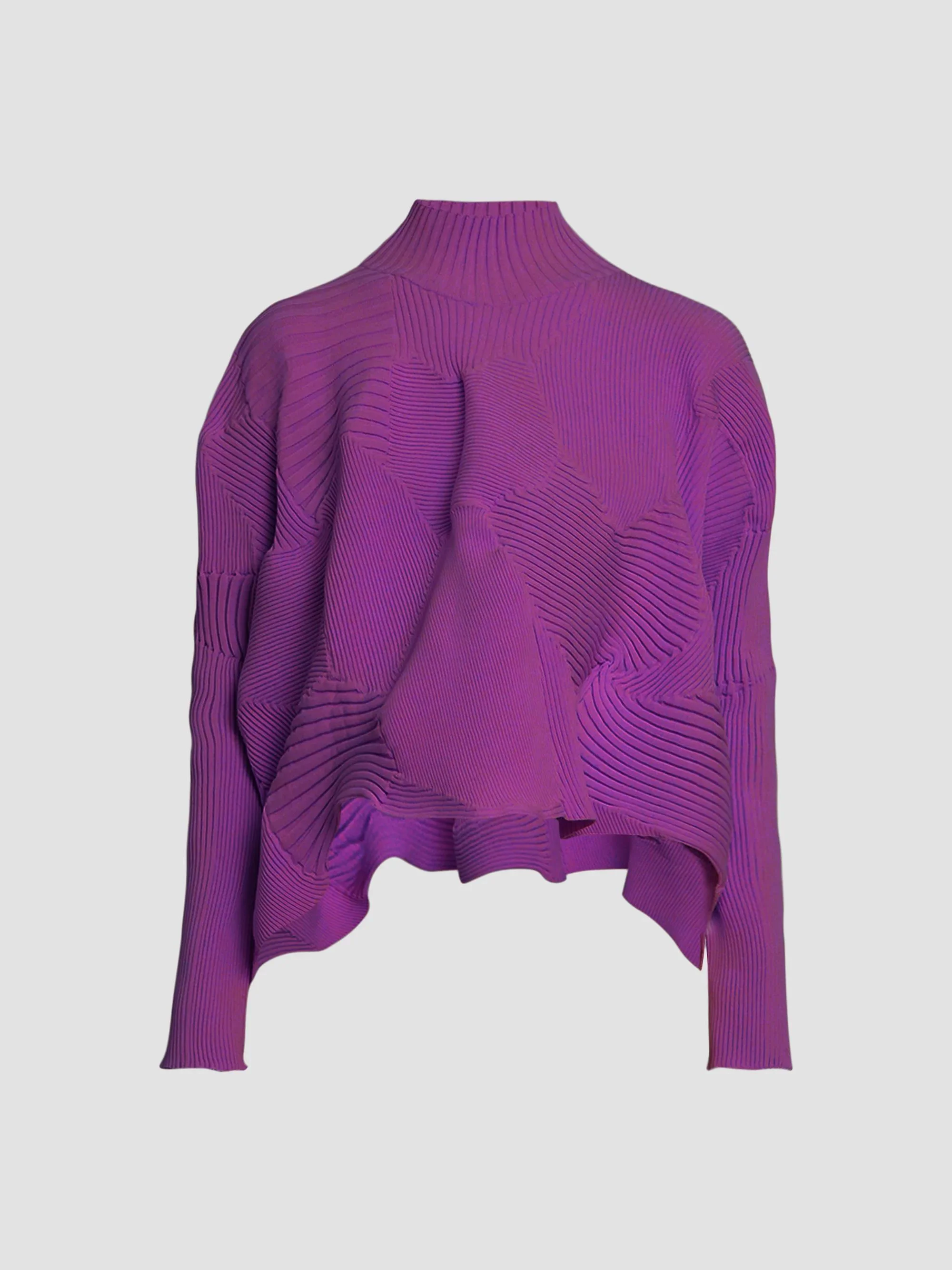 Women's Kone Kone Rib-Knit Sweater - Purple - 1