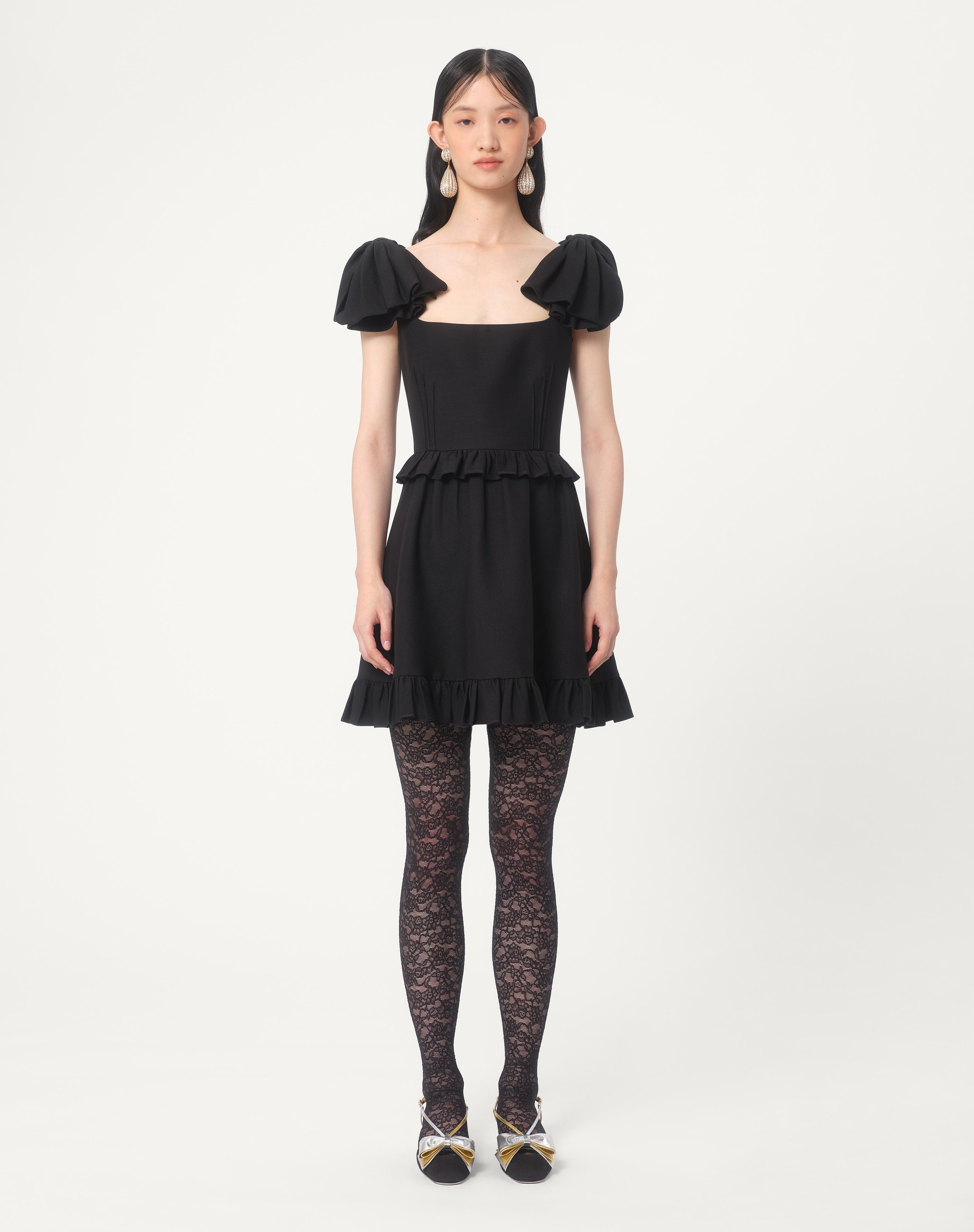 CREPE COUTURE SHORT DRESS - 7