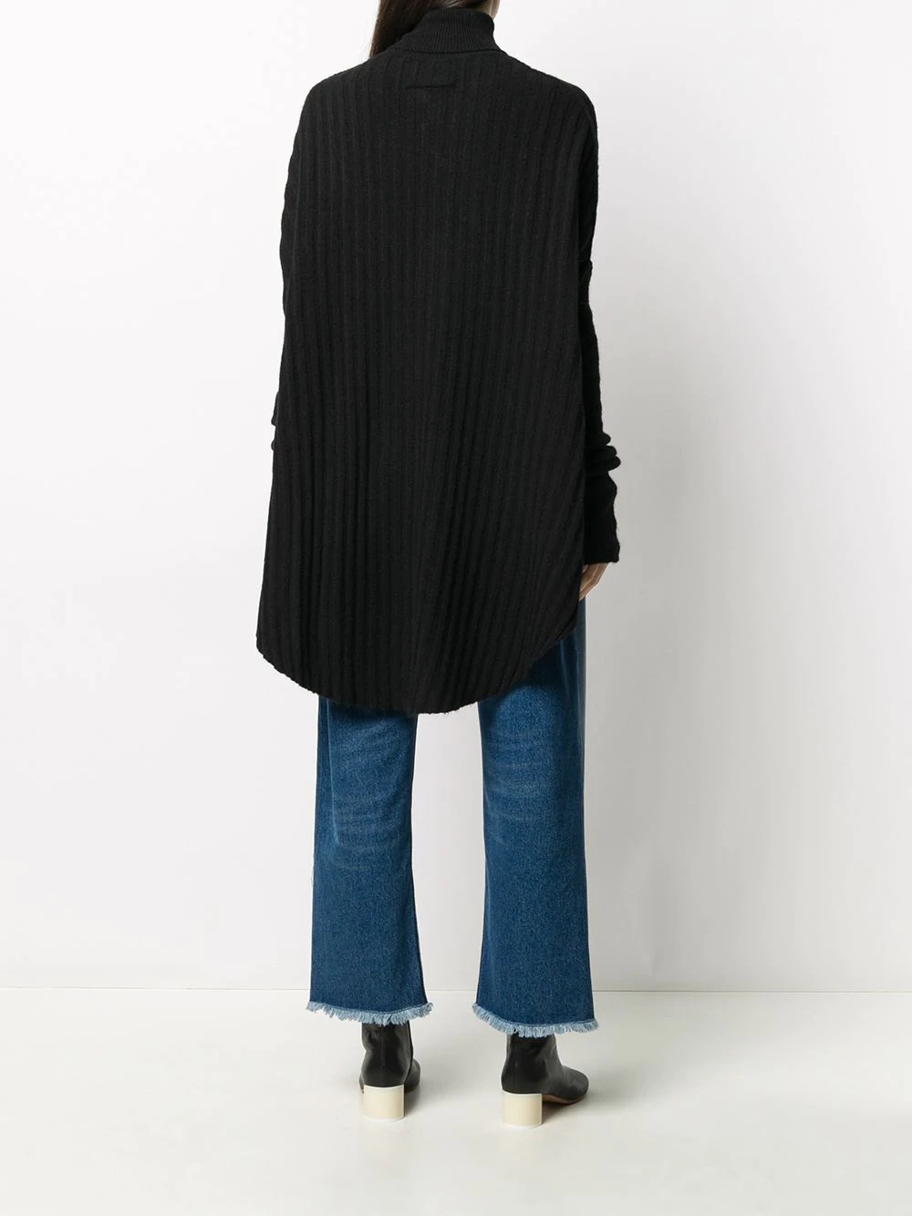 oversize turtleneck top - 4