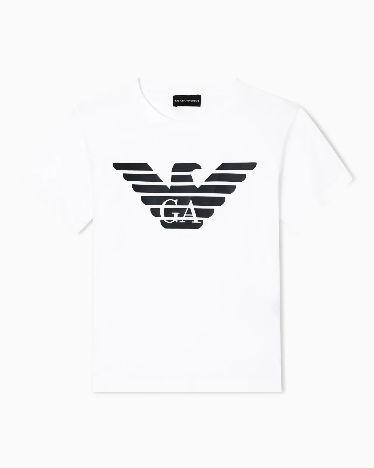 ASV organic-jersey T-shirt with logo print - 1