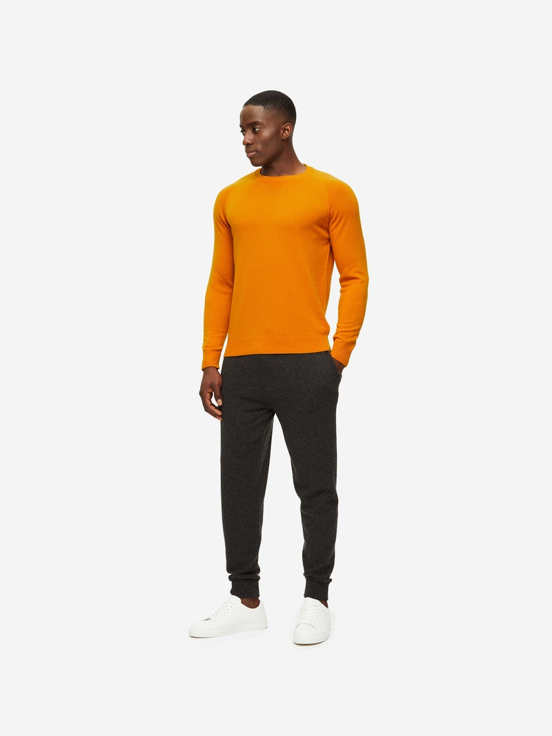 Derek Rose Men's Sweater Finley Cashmere Orange outlook