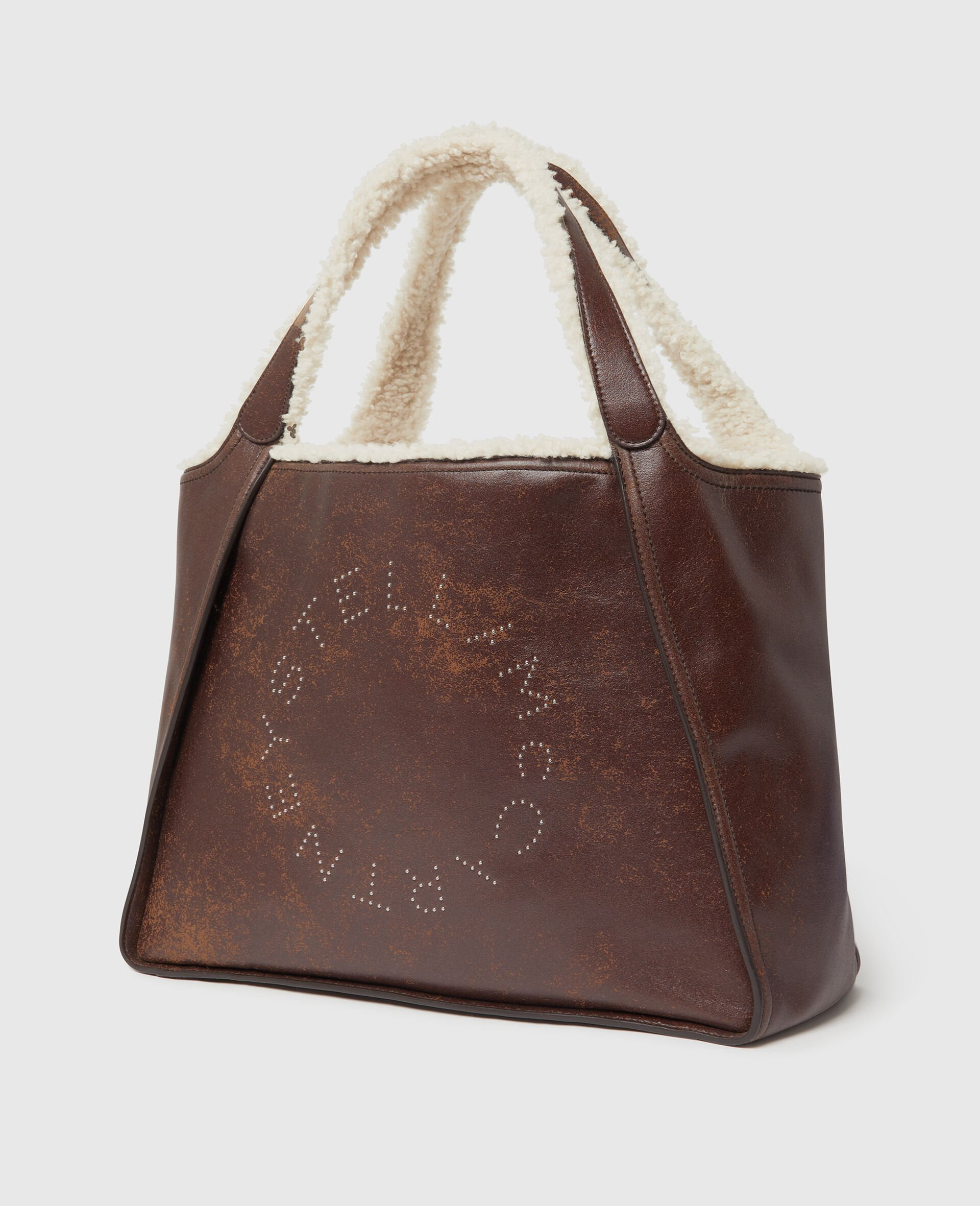 Logo Plush-Lined Tote Bag - 3